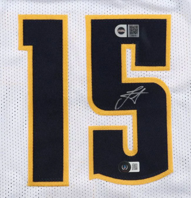 Nikola Jokic Denver Signed White Joker Basketball Jersey BAS - Image 2