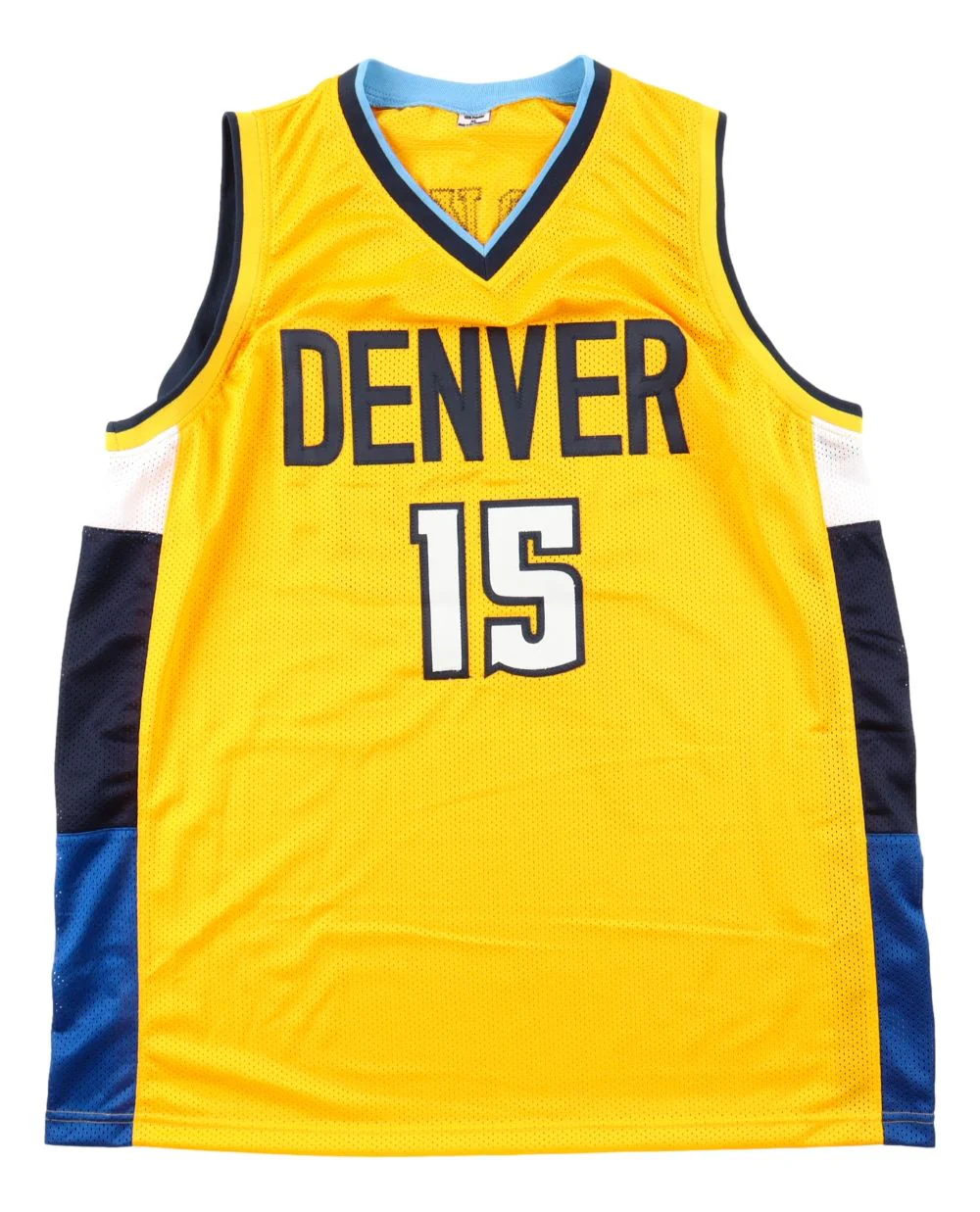 Nikola Jokic Denver Signed Yellow Basketball Jersey BAS - Image 3