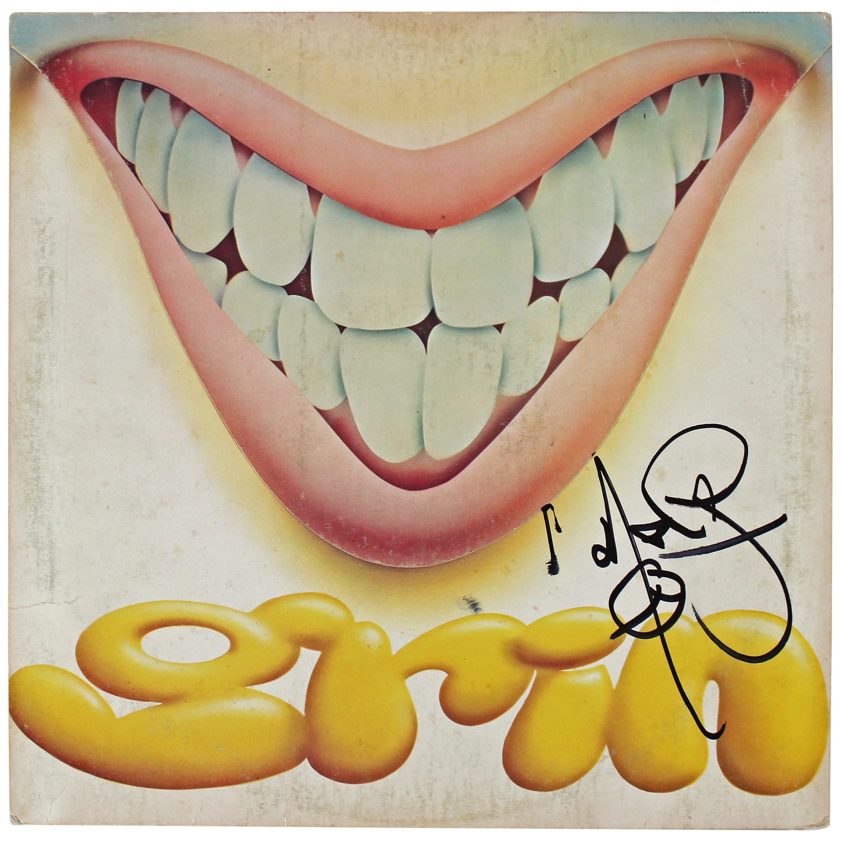 Nils Lofgren Grin Authentic Signed Album Cover W/ Vinyl BAS #Q61651 - Image 3