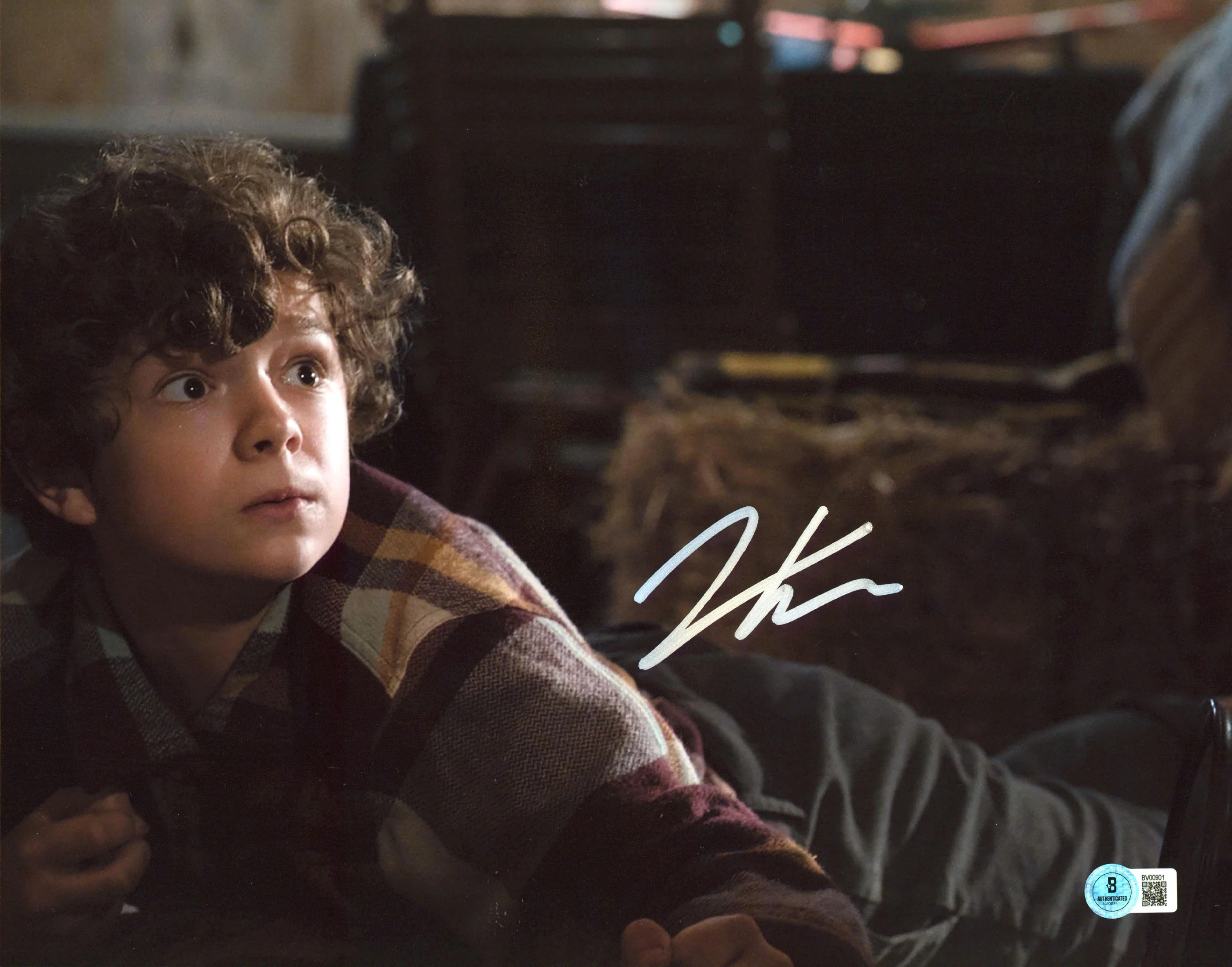 Noah Jupe A Quiet Place Authentic Signed 11x14 Horizontal Photo BAS #BV00901 - Image 2
