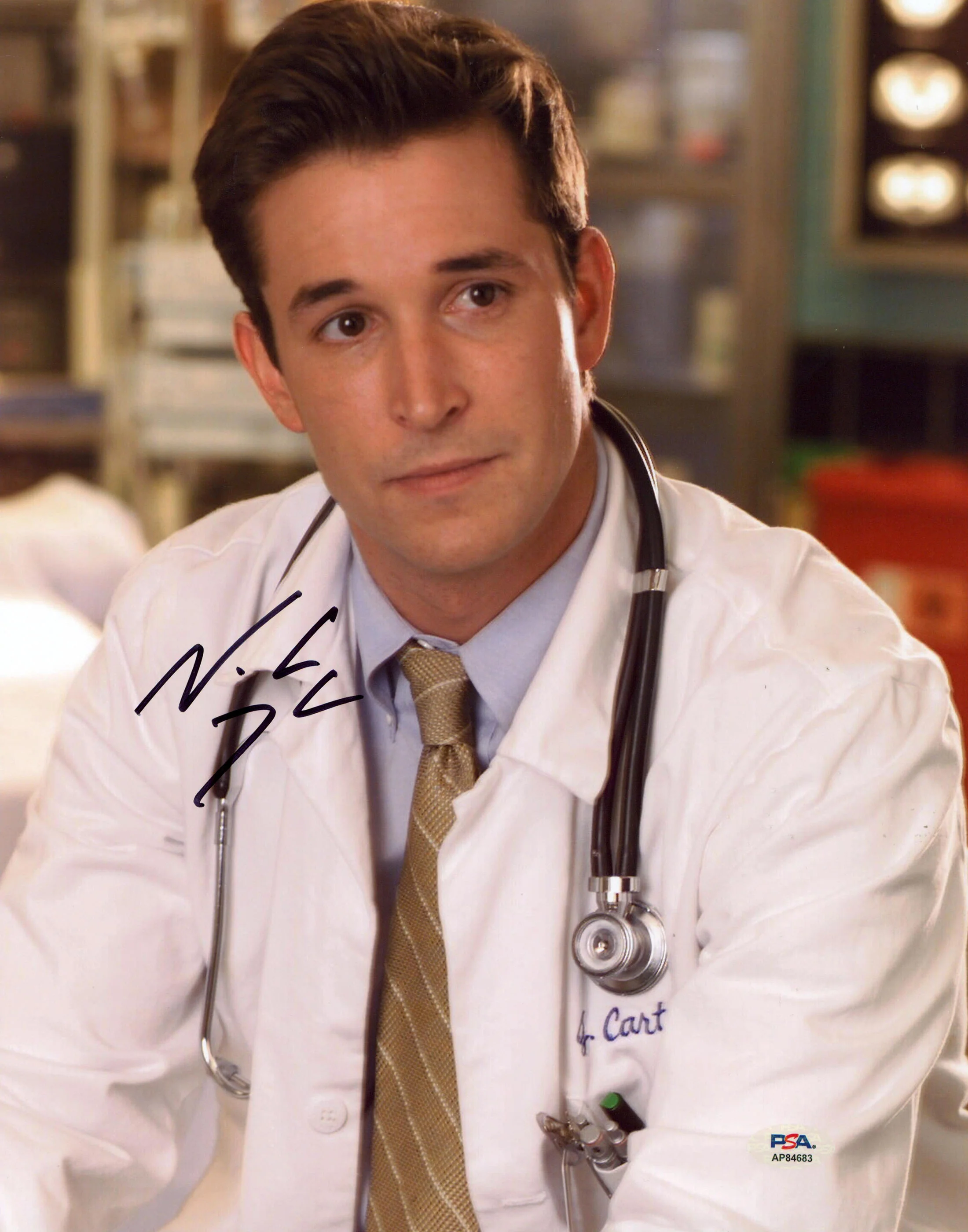Noah Wyle E.R. Authentic Signed 11x14 Vertical Photo PSA/DNA #AP84683 - Image 2