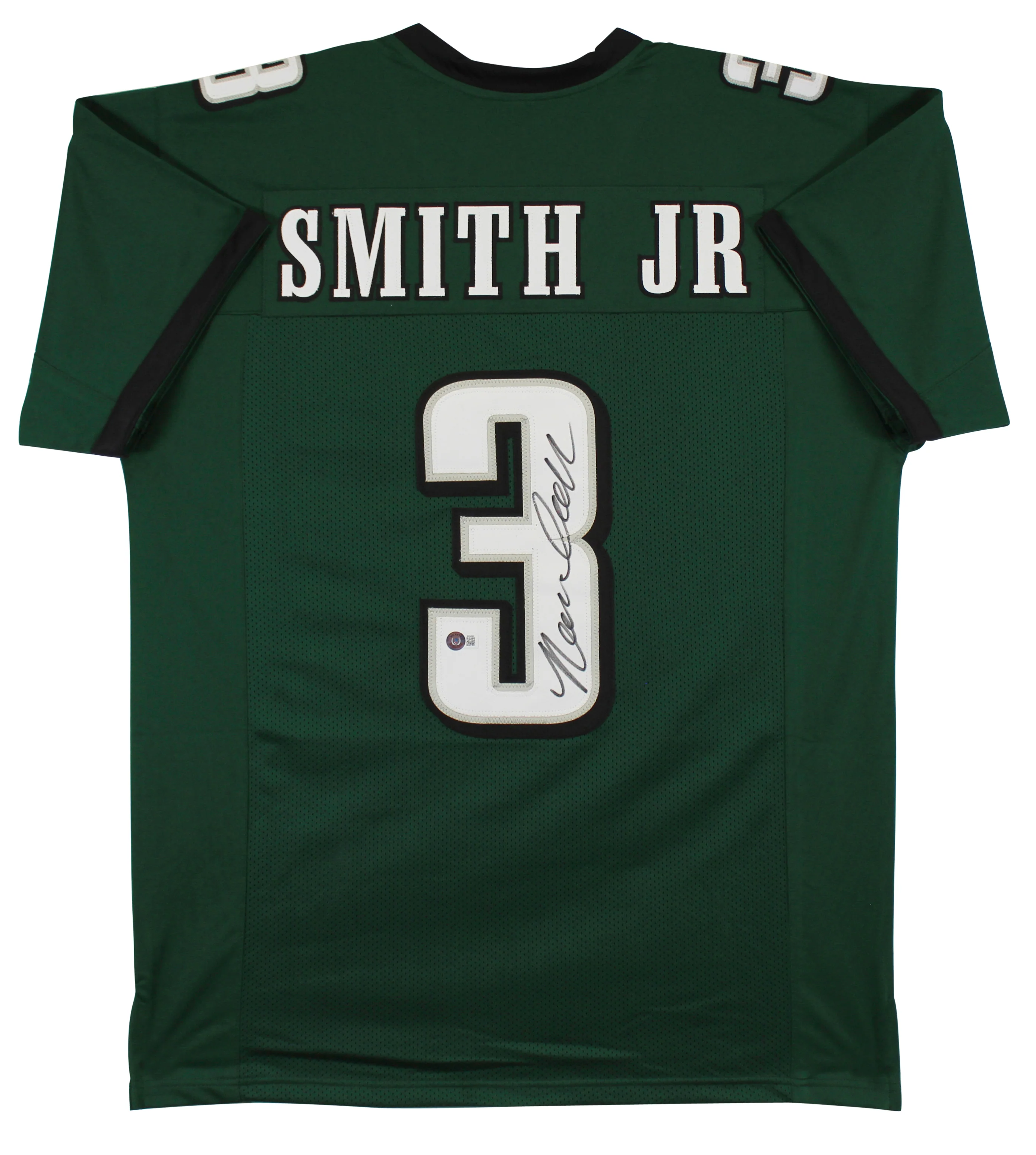 Nolan Smith Authentic Signed Green Pro Style Jersey Autographed BAS Witnessed - Image 2