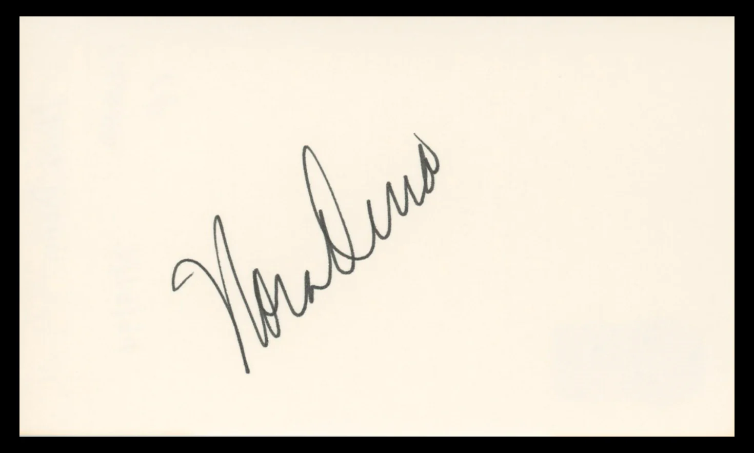 Nora Dunn Saturday Night Live Authentic Signed 3x5 Index Card BAS #BV04140 - Image 2