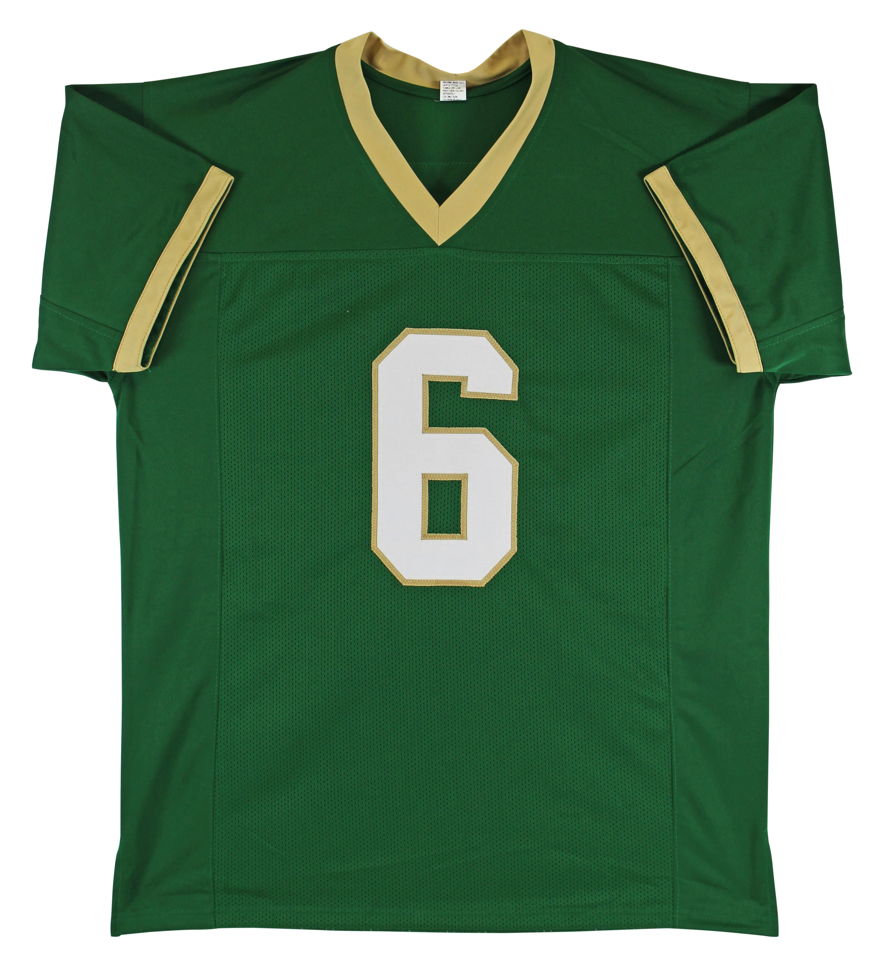 Notre Dame Jerome Bettis Authentic Signed Green Pro Style Jersey BAS Witnessed - Image 3