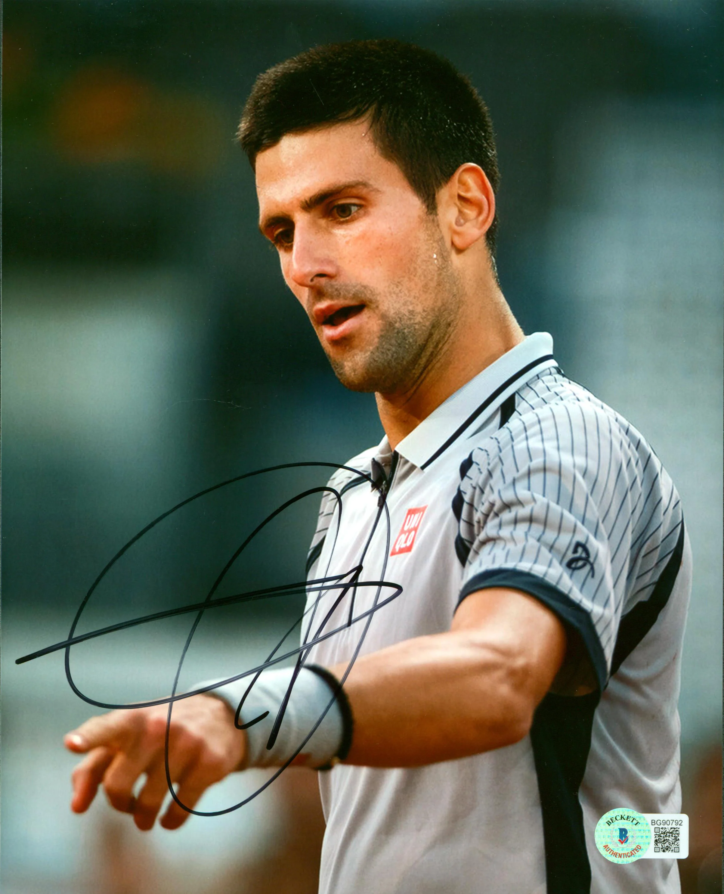 Novak Djokovic Authentic Signed 8x10 Photo Autographed BAS #BG90792 - Image 2