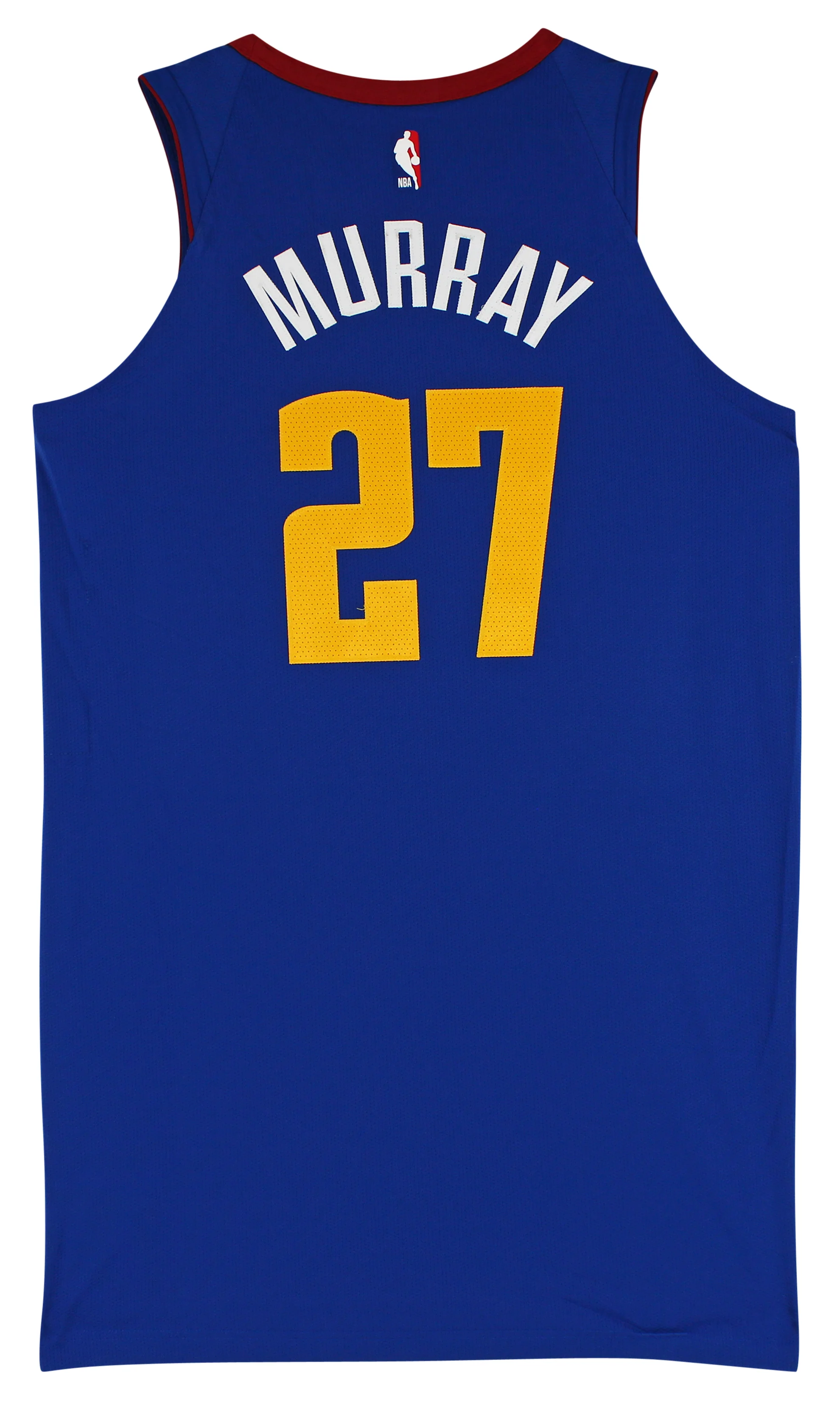 Nuggets Jamal Murray November 9, 2018 Game Used Blue Nike Jersey - Image 3