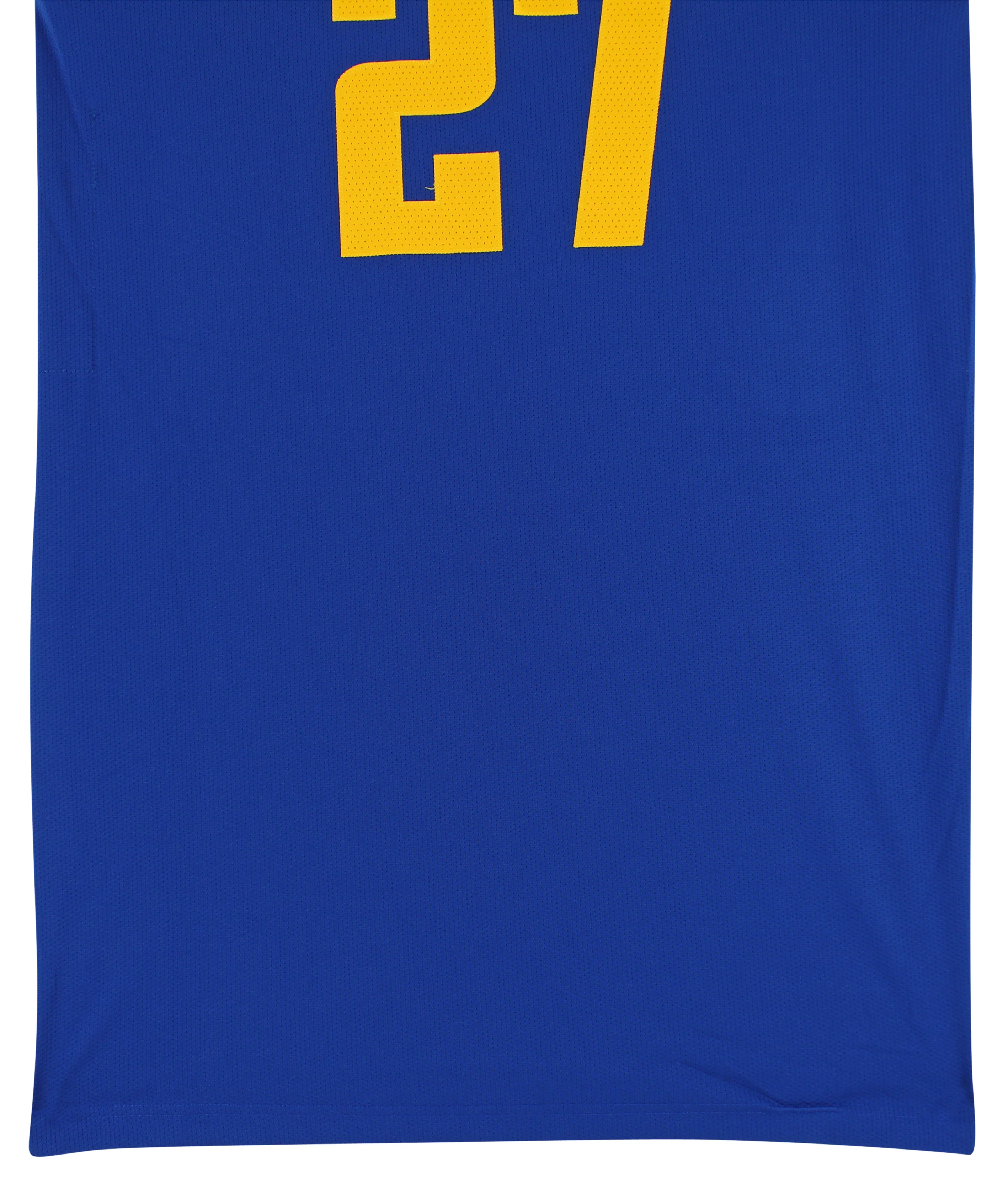 Nuggets Jamal Murray November 9, 2018 Game Used Blue Nike Jersey - Image 6