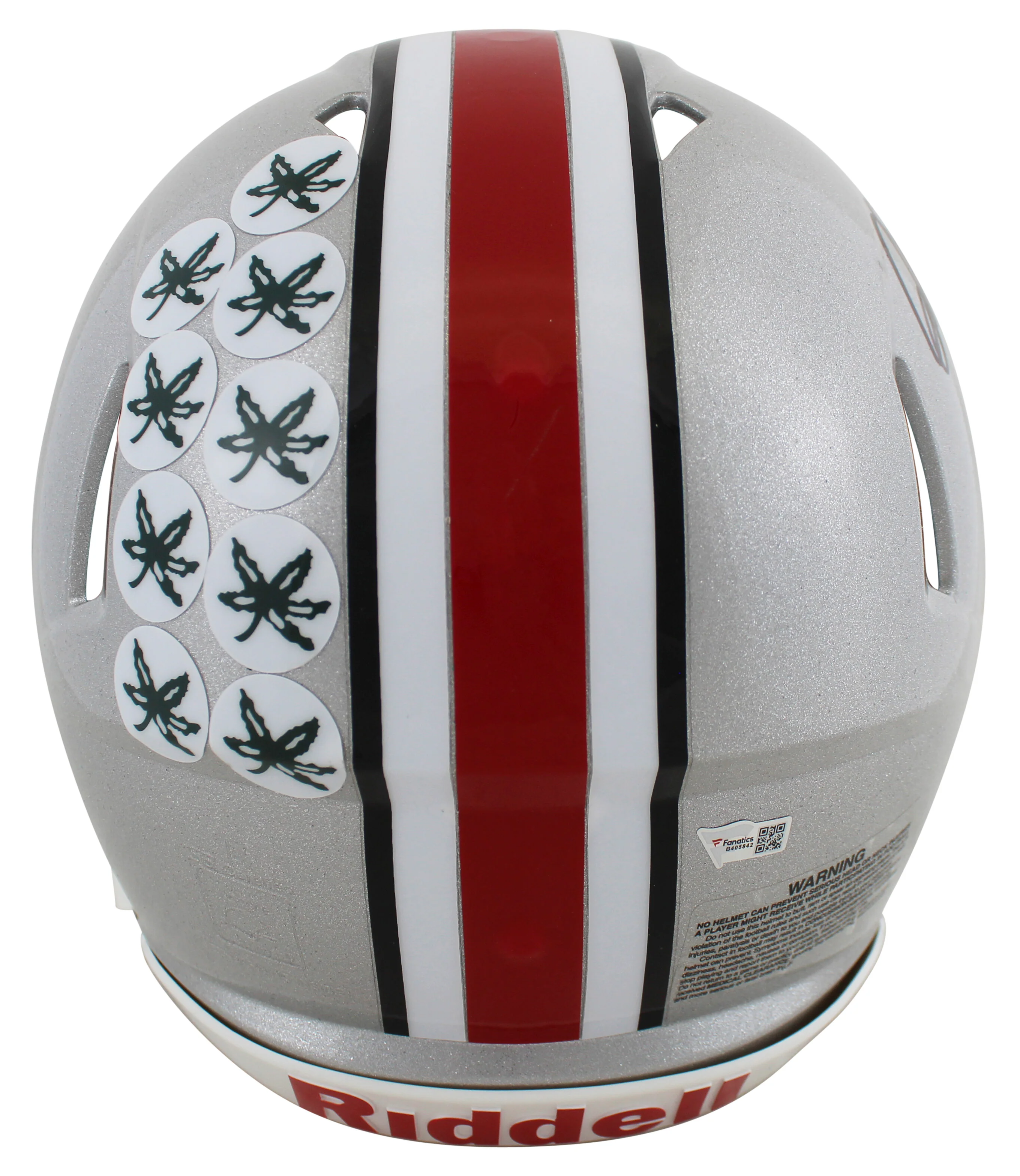 Ohio State Chase Young Signed Full Size Speed Proline Helmet W/ Case Fanatics - Image 4