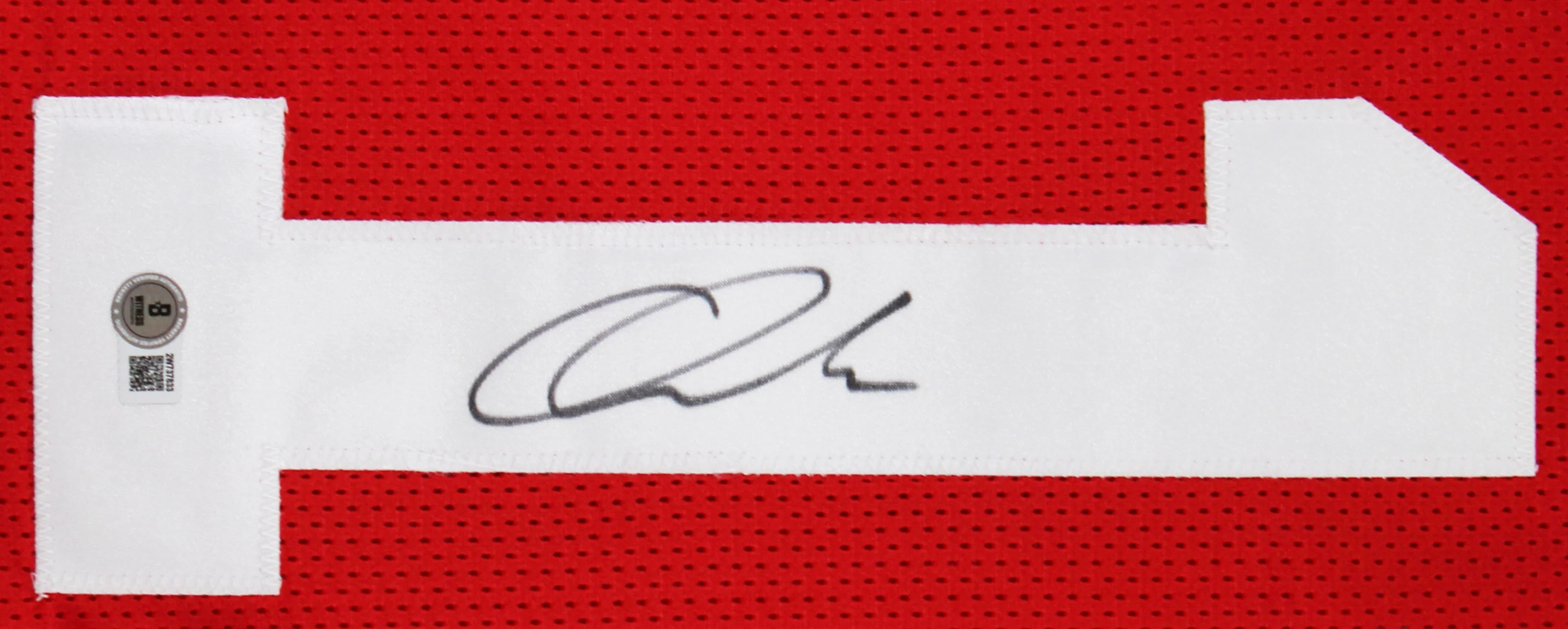 Ohio State Quinshon Judkins Authentic Signed Red Pro Style Jersey BAS Witnessed - Image 3
