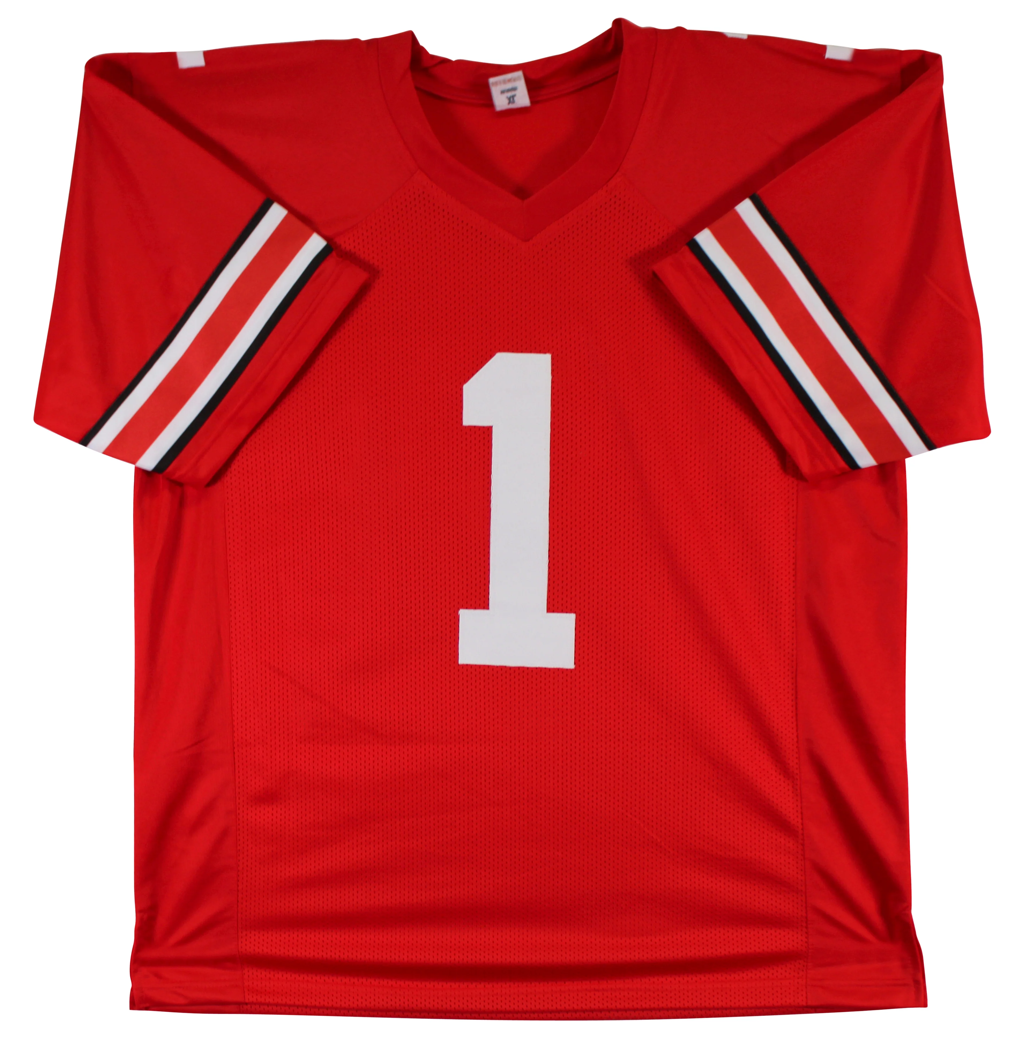 Ohio State Quinshon Judkins Authentic Signed Red Pro Style Jersey BAS Witnessed - Image 4