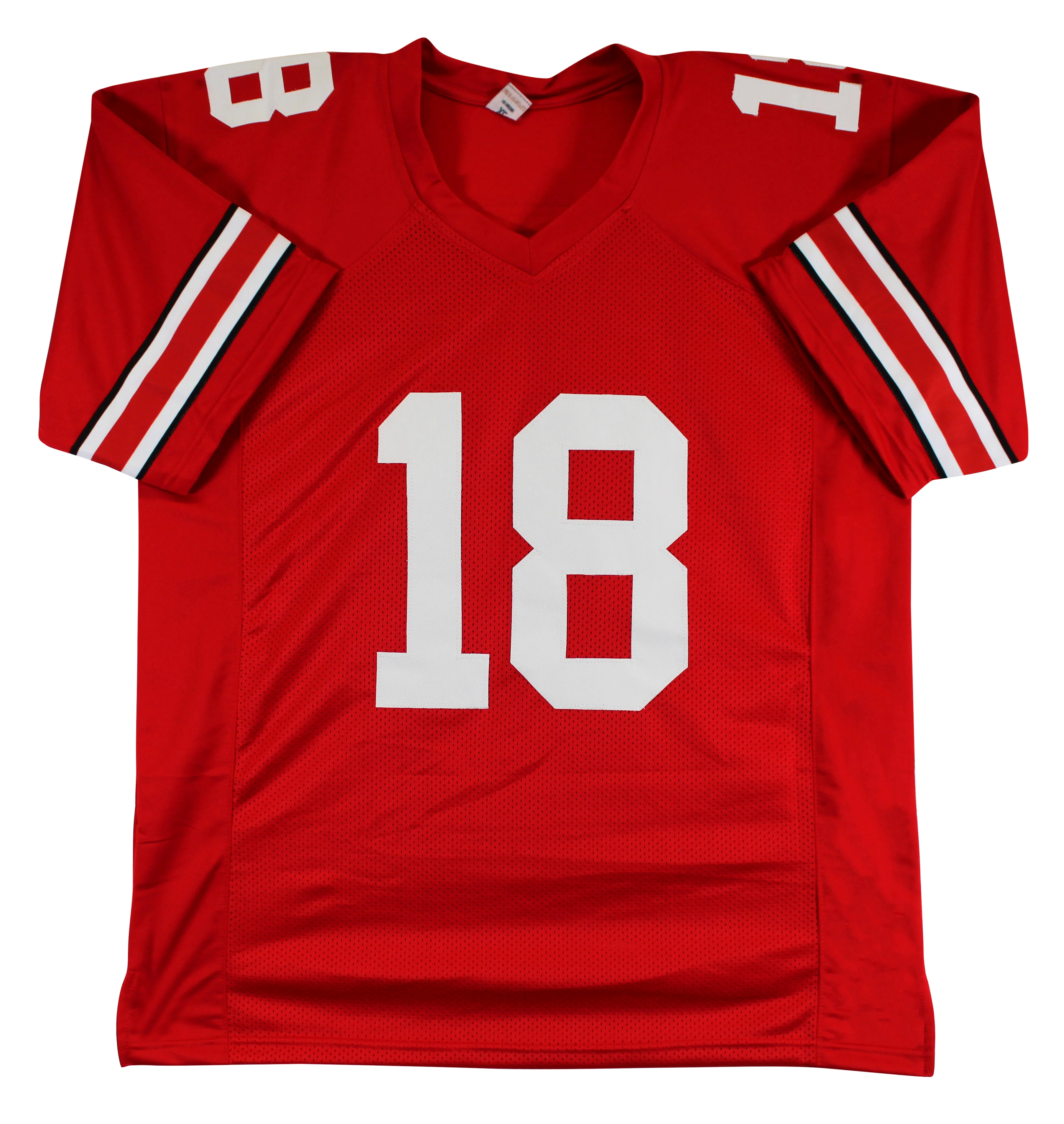 Ohio State Will Howard Authentic Signed Red Pro Style Jersey BAS Witnessed - Image 4