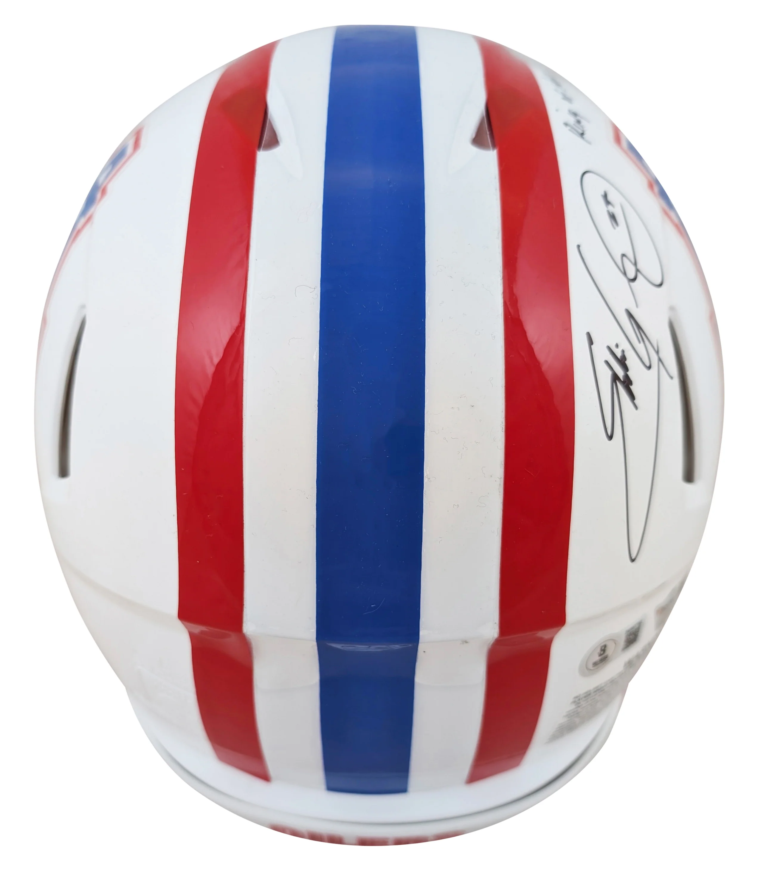 Oilers (3) Campbell, George & Moon Signed 81-98 TB F/S Speed Proline Helmet BAS - Image 3