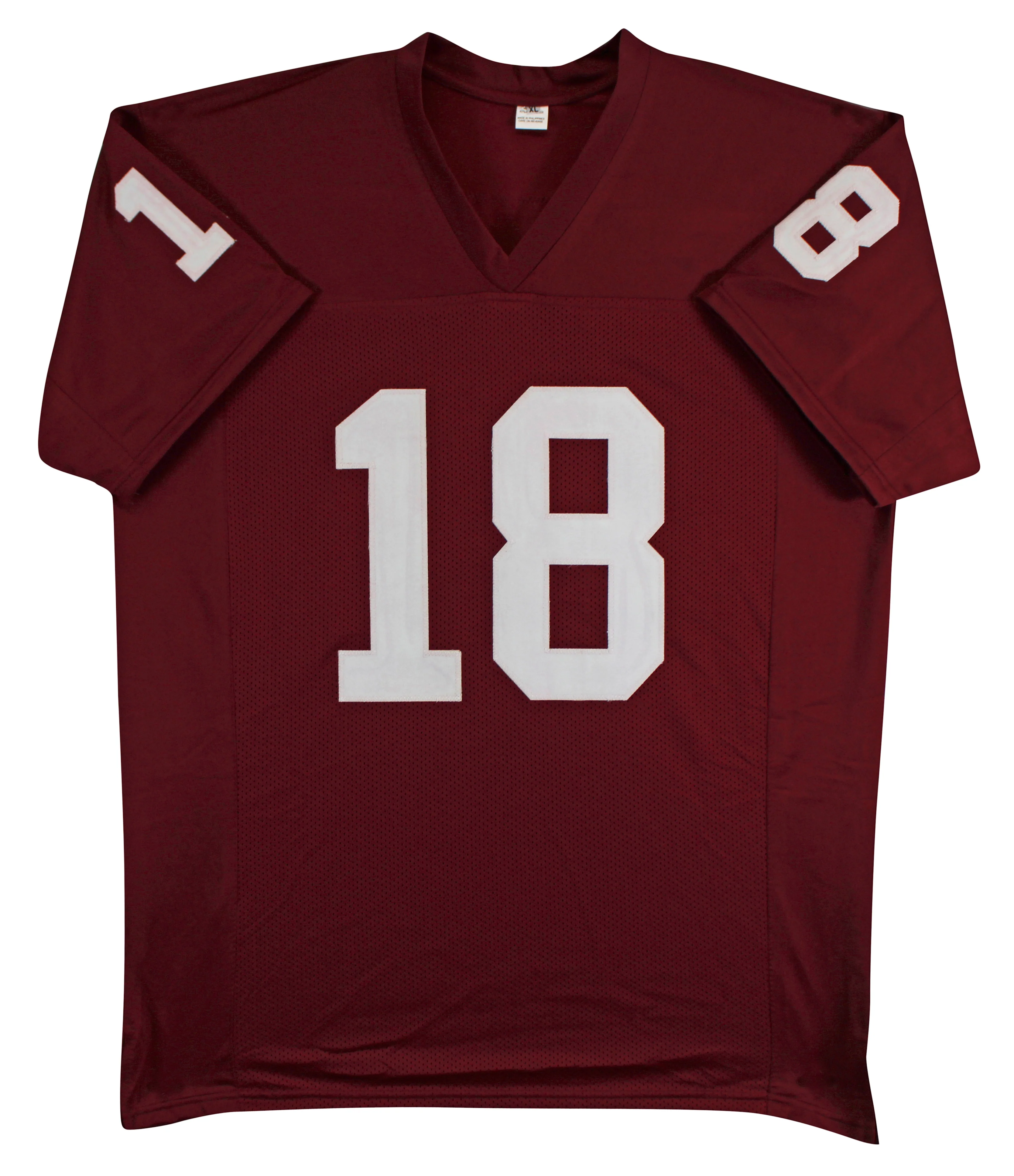 Oklahoma Jason White "03 Heisman" Signed Maroon Pro Style Jersey BAS Witnessed 2 - Image 4