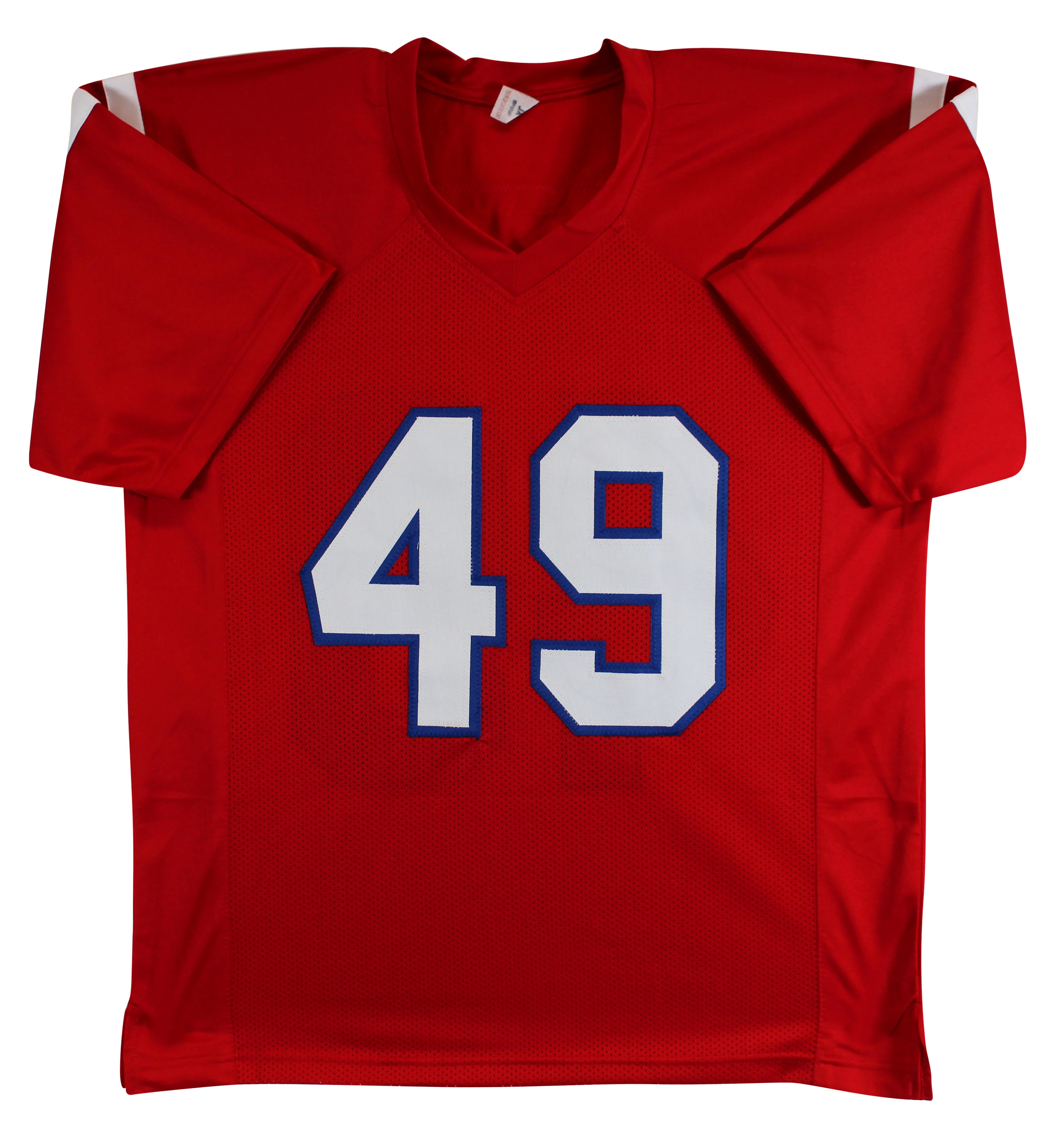 Ole Miss Patrick Willis Authentic Signed Red Pro Style Jersey BAS Witnessed - Image 4