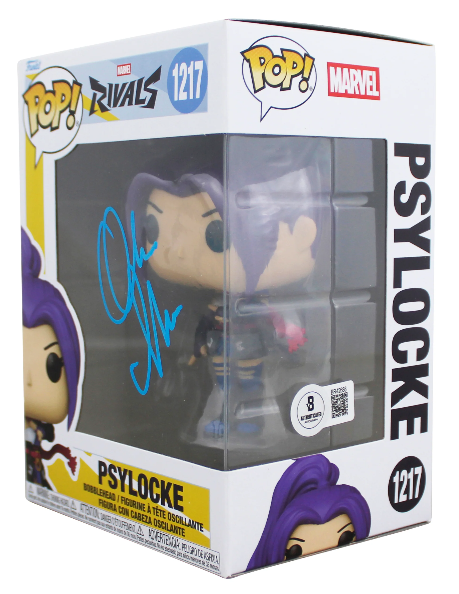 Olivia Munn X-Men Authentic Signed Psylocke #1217 Funko Pop Vinyl Figure BAS - Image 3