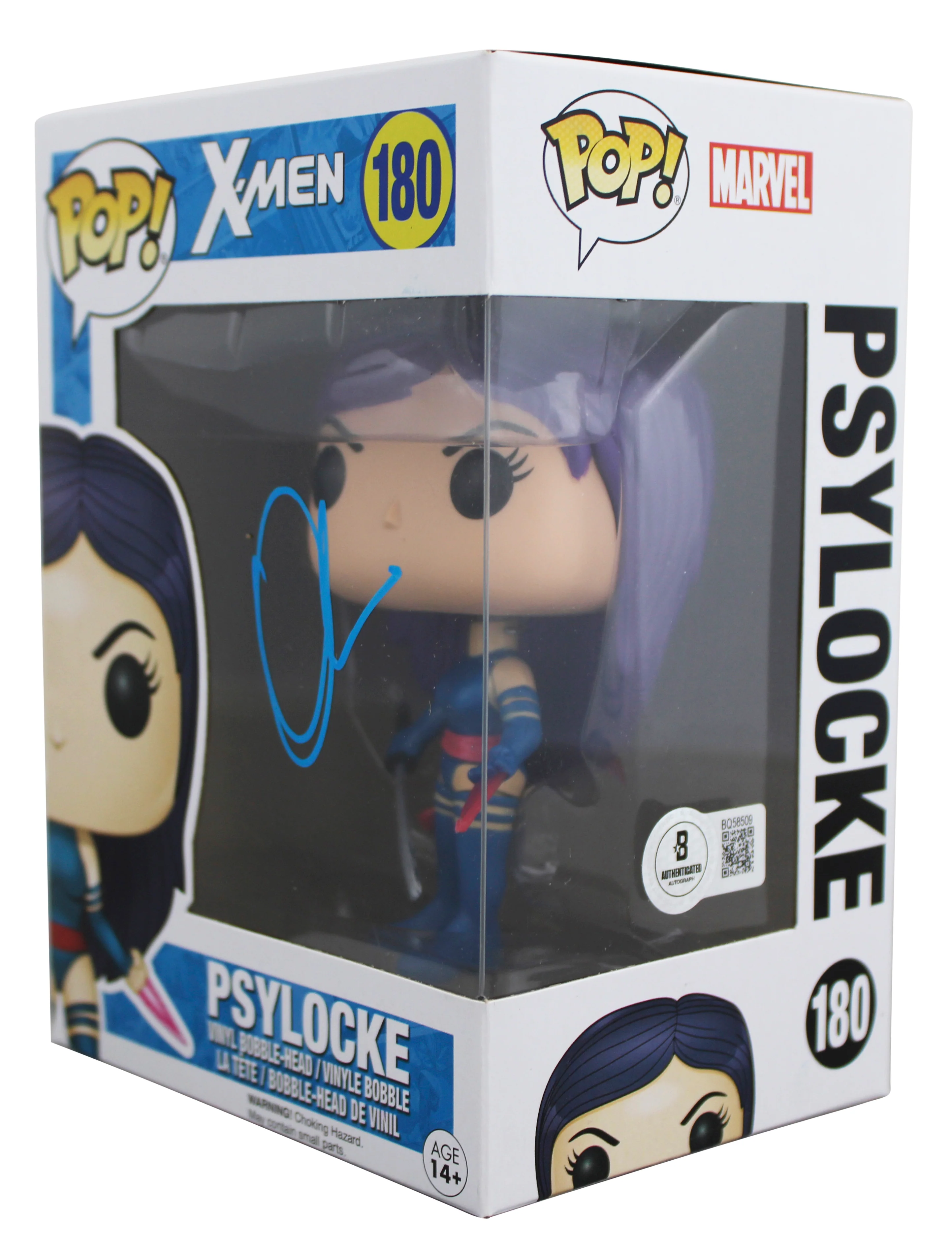 Olivia Munn X-Men Signed Psylocke #180 Funko Pop Vinyl Figure BAS #BQ58509 - Image 3