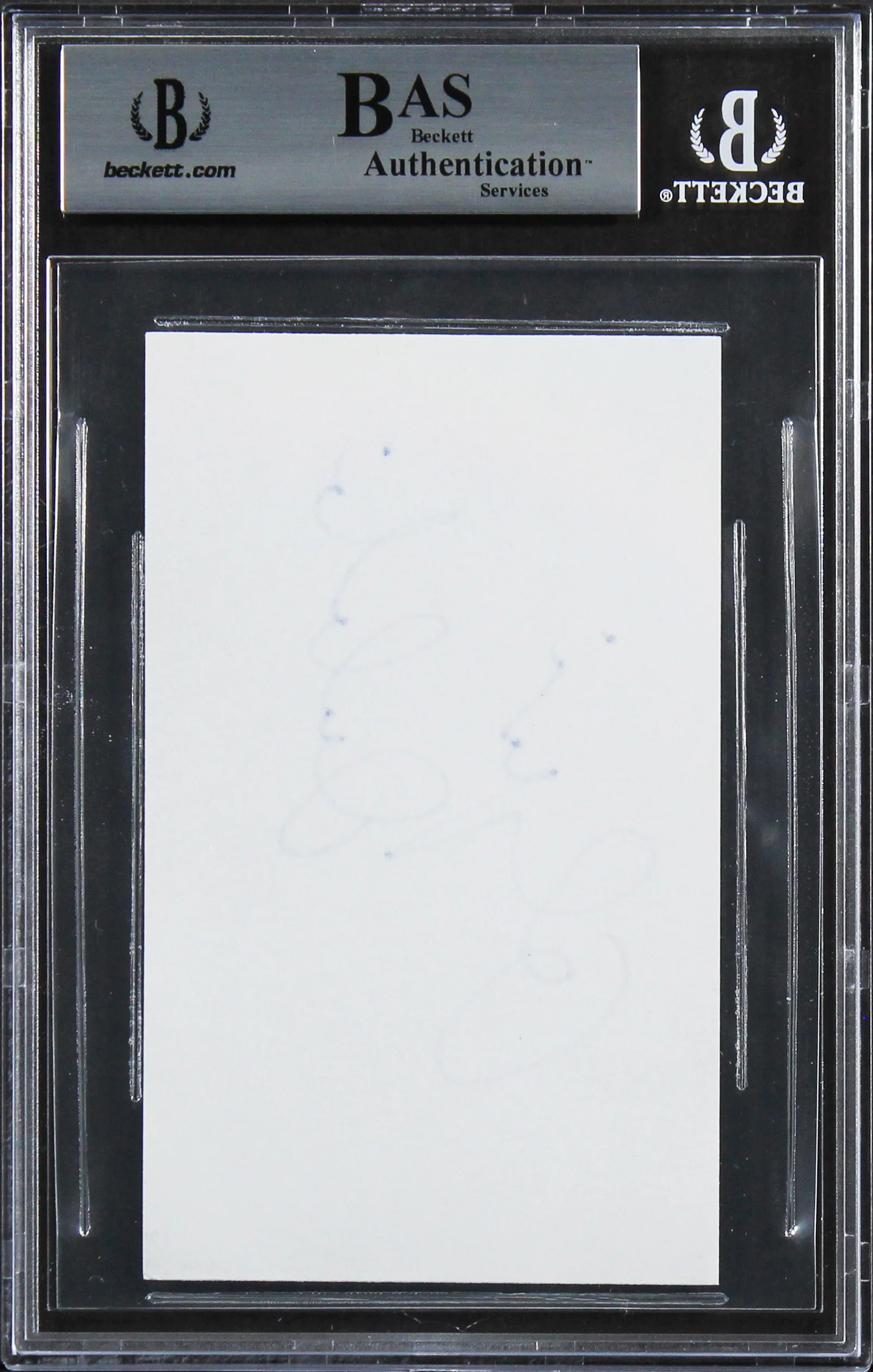 Olympia Dukakis Moonstruck Authentic Signed 3x5 Index Card BAS Slabbed 2 - Image 3