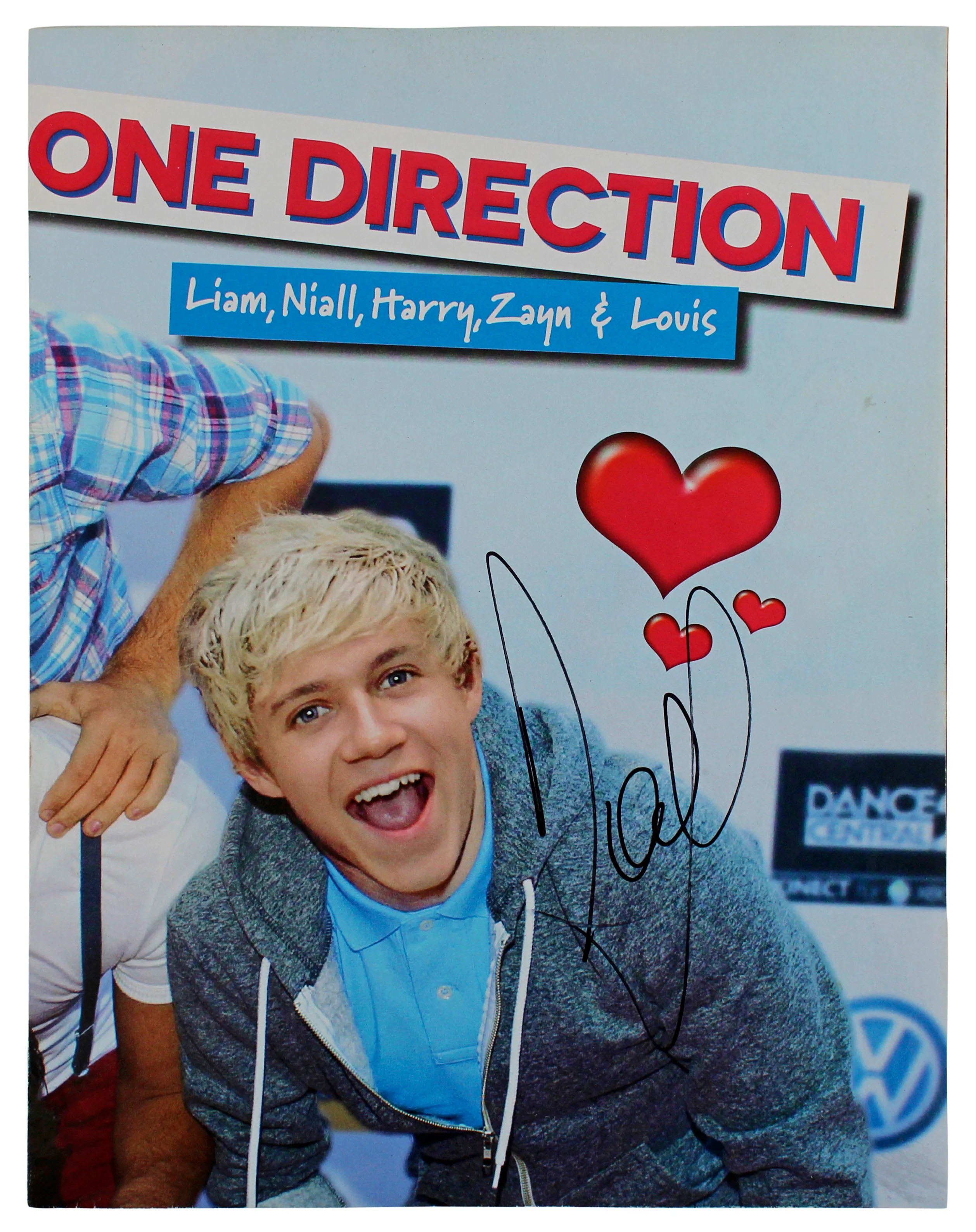 One Direction Harry Styles & Niall Horan Signed 16x20.5 Tiger Beat Poster BAS - Image 3