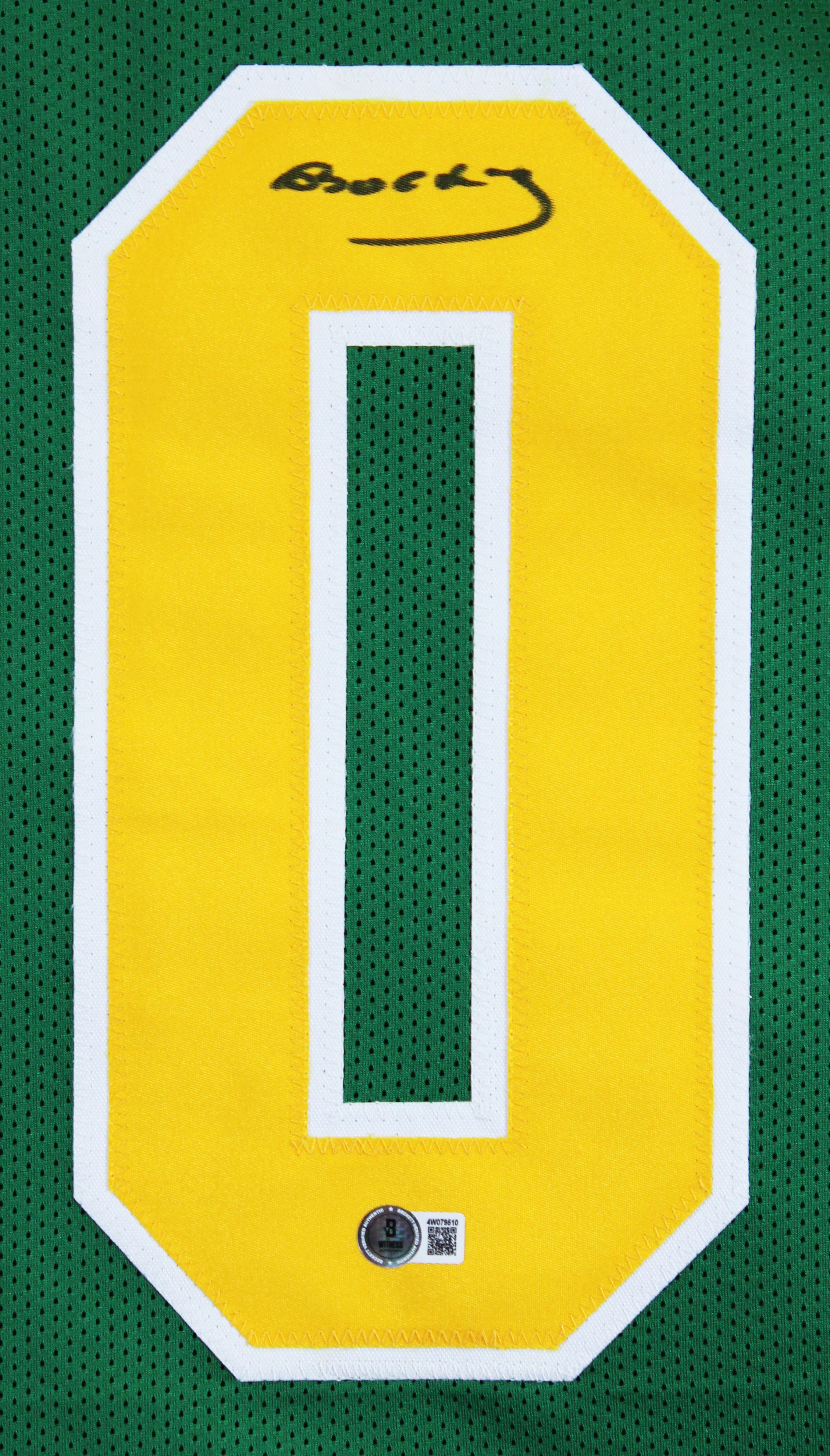 Oregon Bucky Irving Authentic Signed Green Pro Style Jersey BAS Witnessed - Image 3