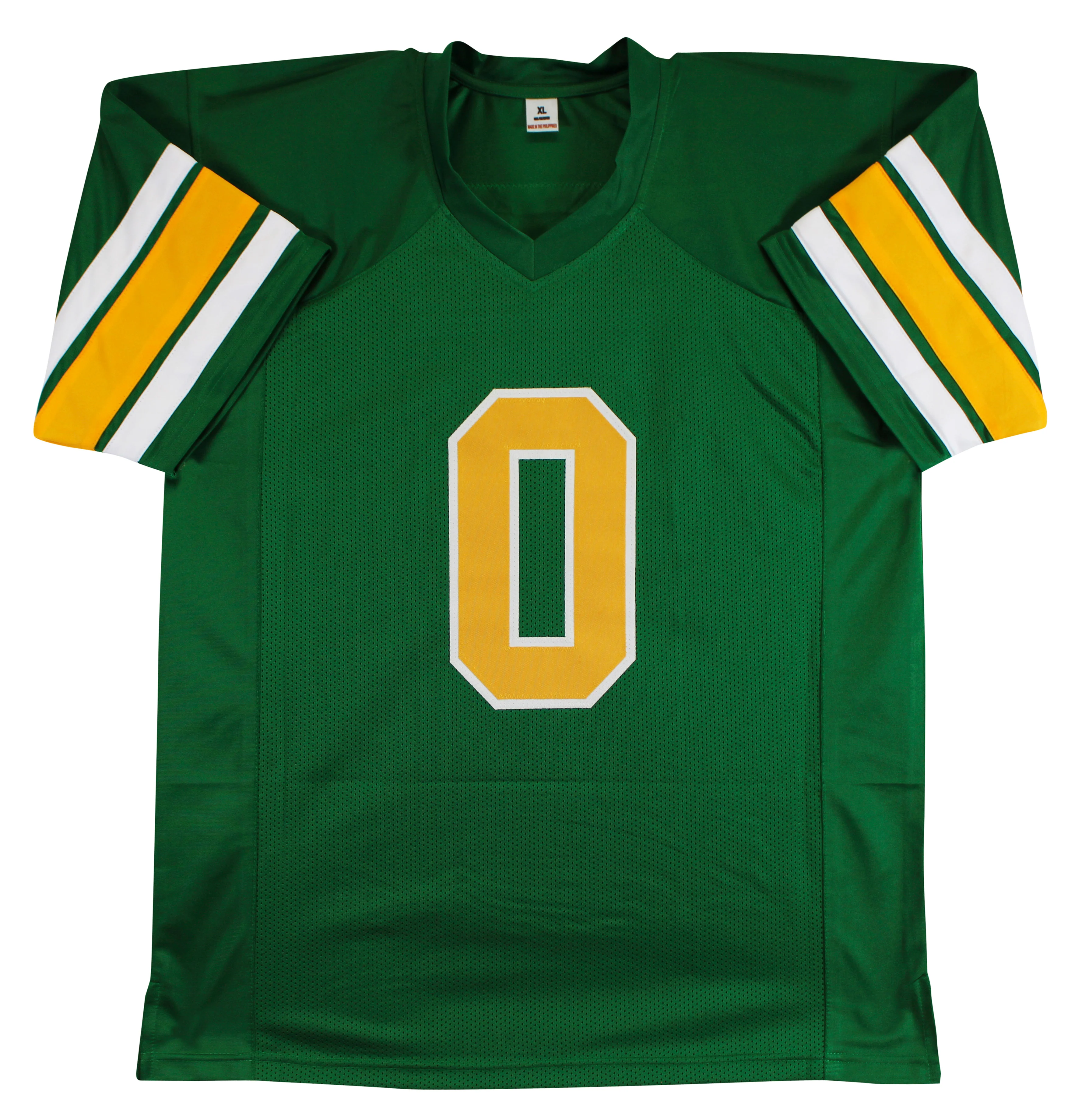 Oregon Bucky Irving Authentic Signed Green Pro Style Jersey BAS Witnessed - Image 4