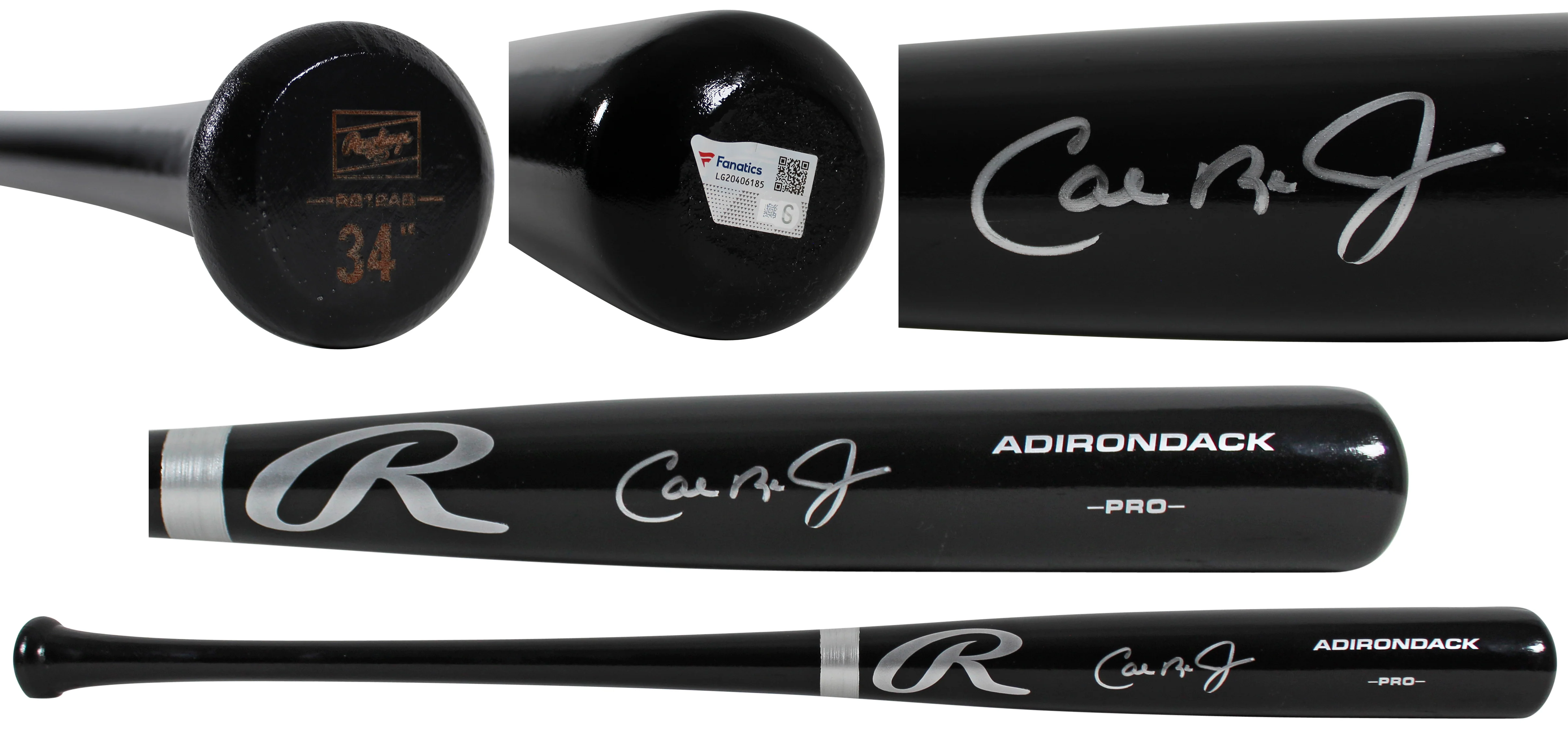 Orioles Cal Ripken Jr. Authentic Signed Black Rawlings Big Stick Bat Fanatics - Image 2