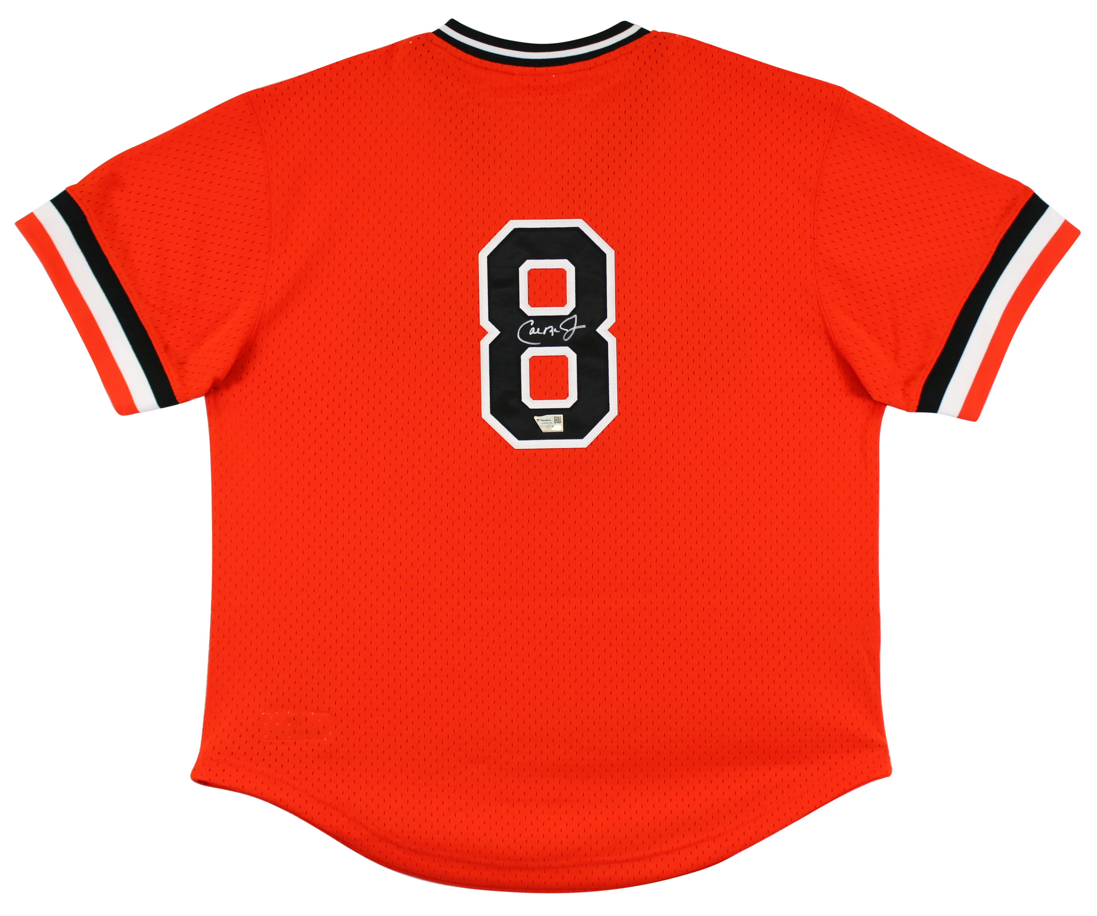 Orioles Cal Ripken Jr. Authentic Signed Orange BP Nike Jersey Fanatics - Image 2
