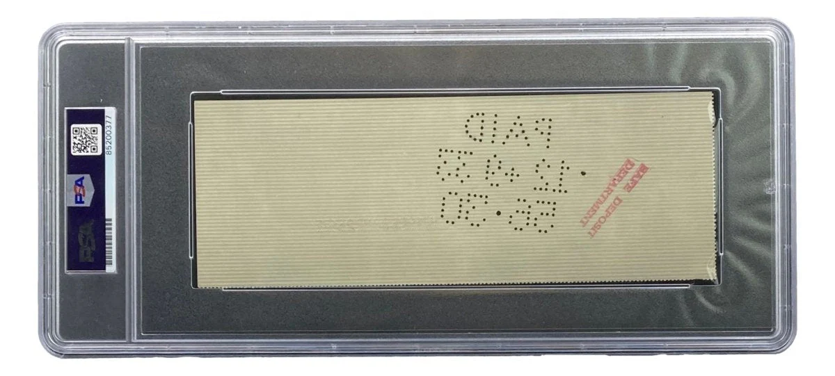 Orville Wright Signed Slabbed Bank Check PSA/DNA 85200377 - Image 2