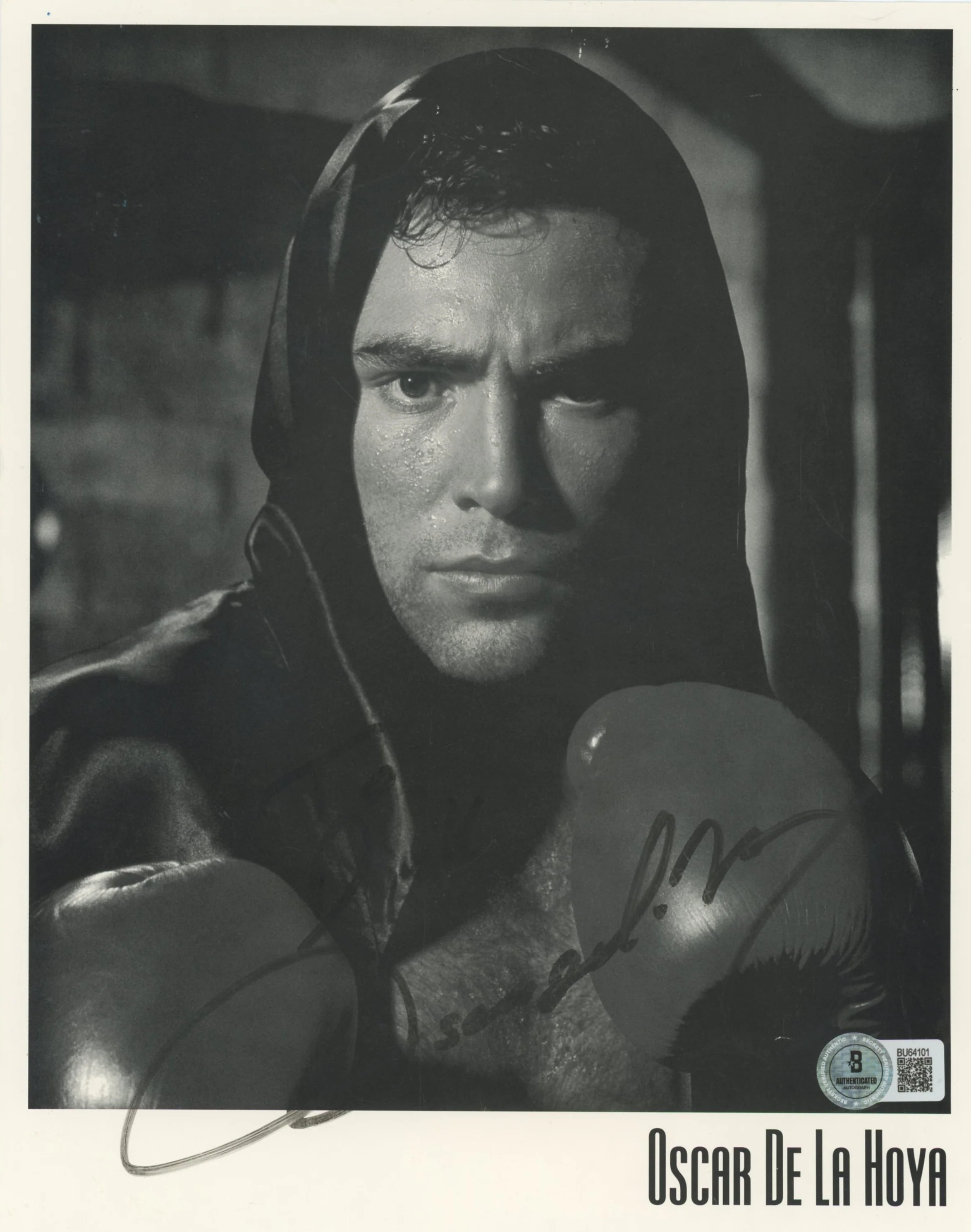 Oscar De La Hoya "To Dick" Authentic Signed 8x10 Photo Autographed BAS #BU64101 - Image 2