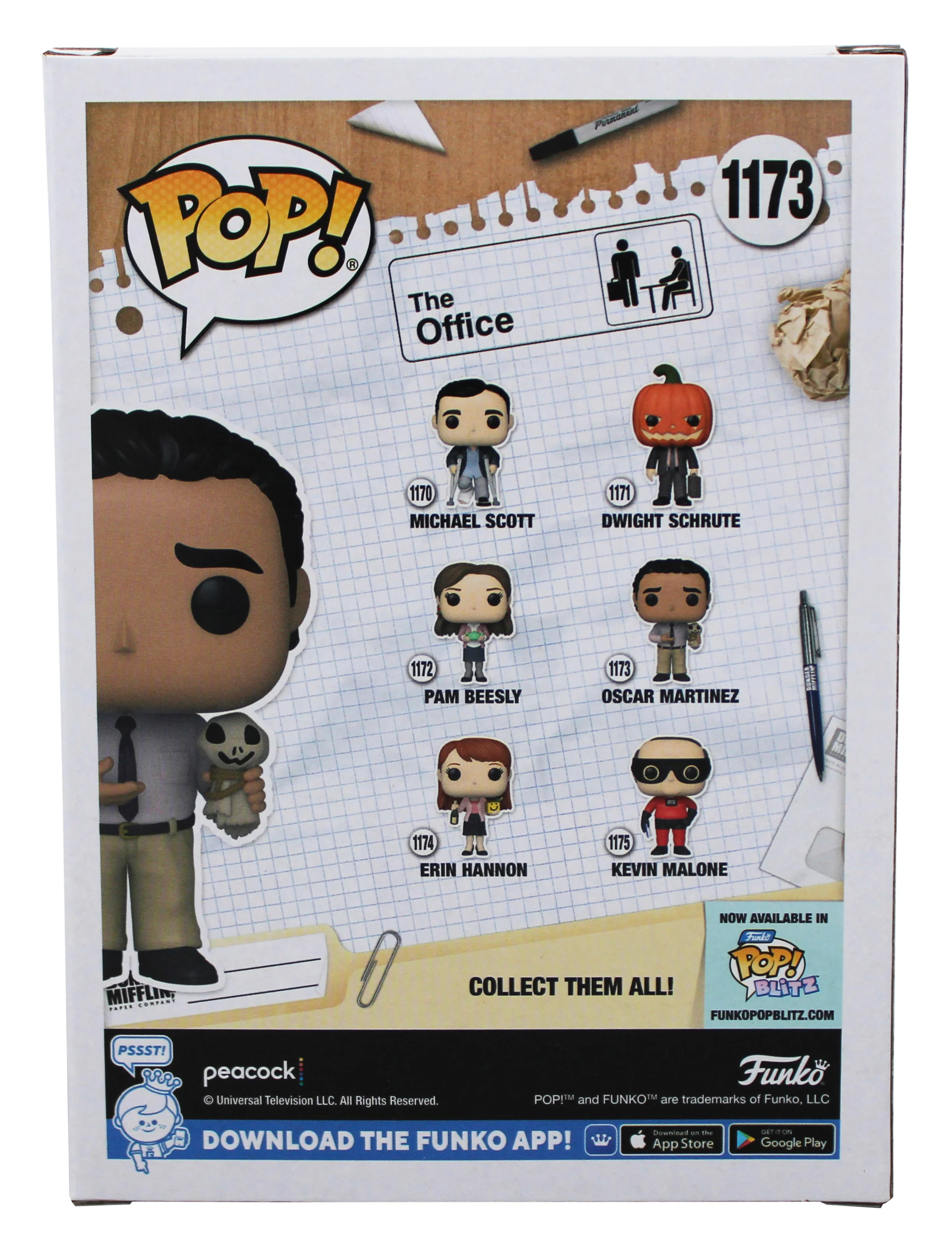 Oscar Nunez The Office Signed Oscar #1173 Funko Pop Vinyl Figure JSA #WA178185 - Image 5