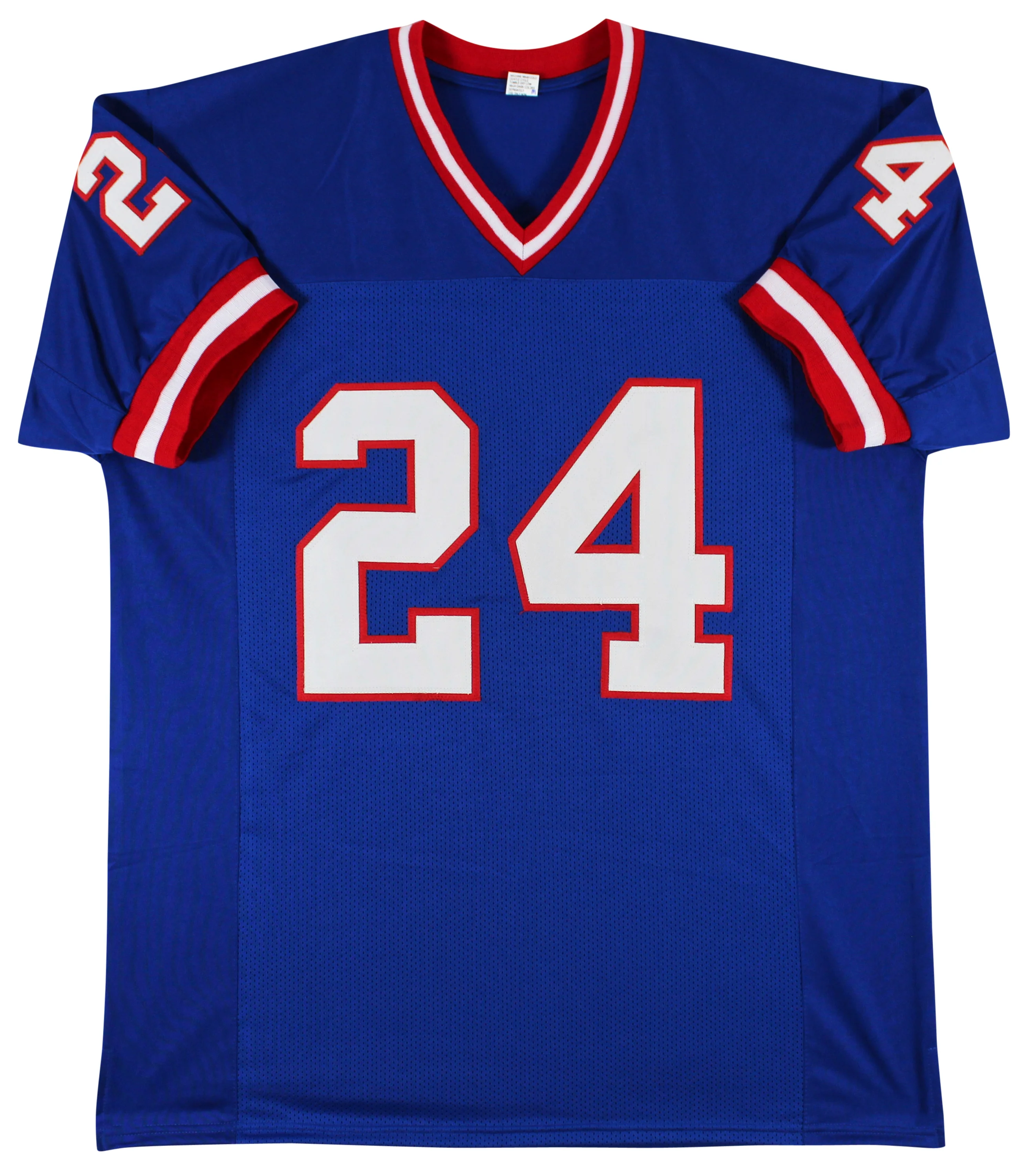 Ottis Anderson "SB XXV MVP" Authentic Signed Blue Pro Style Jersey BAS Witnessed - Image 4