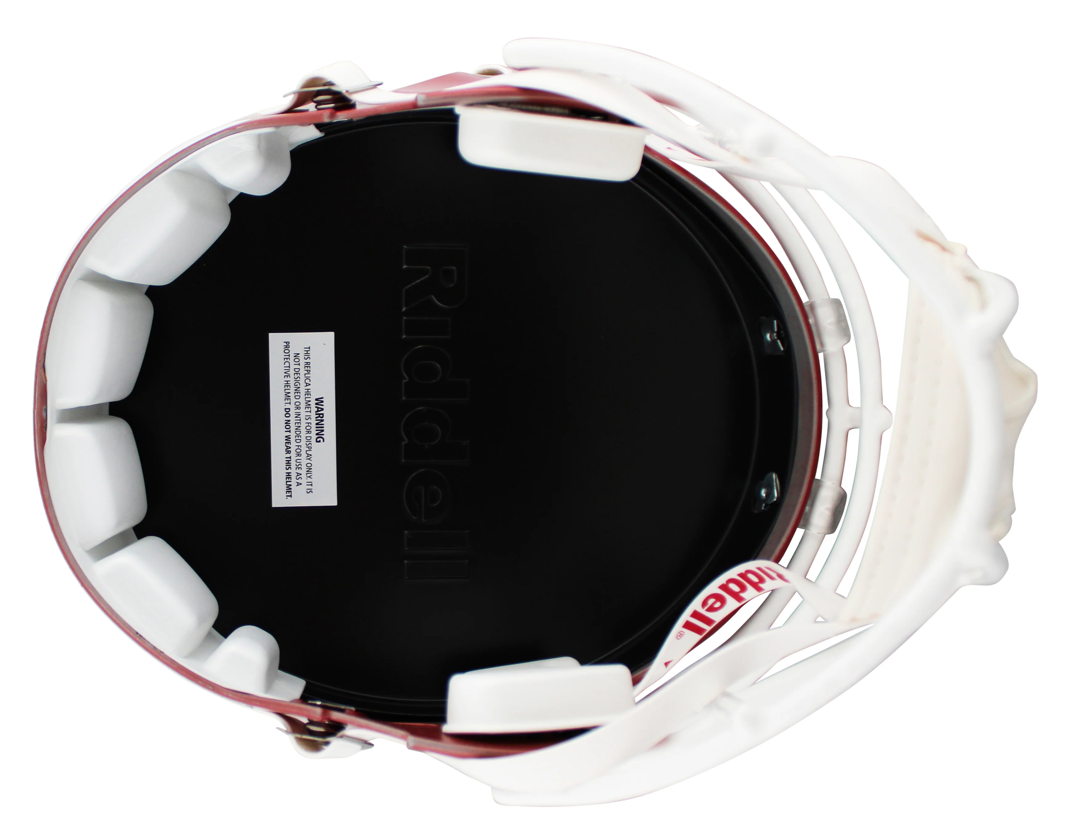 OU (4) Sims, White, Owens & Bradford Signed F/S Speed Rep Helmet W/ Case BAS Wit - Image 5