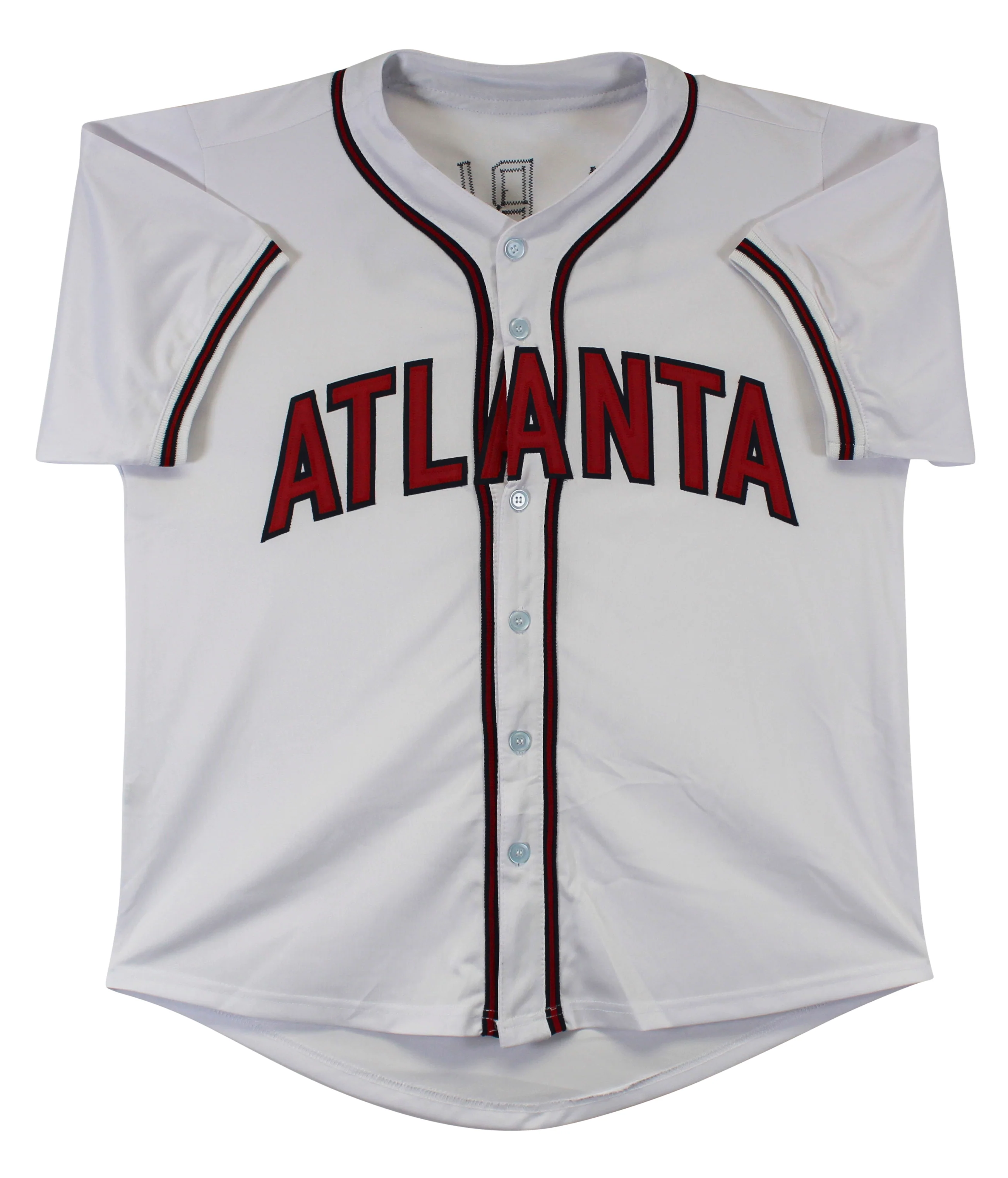 Ozzie Albies "Puchi" Authentic Signed White Pro Style Jersey Autographed JSA - Image 4