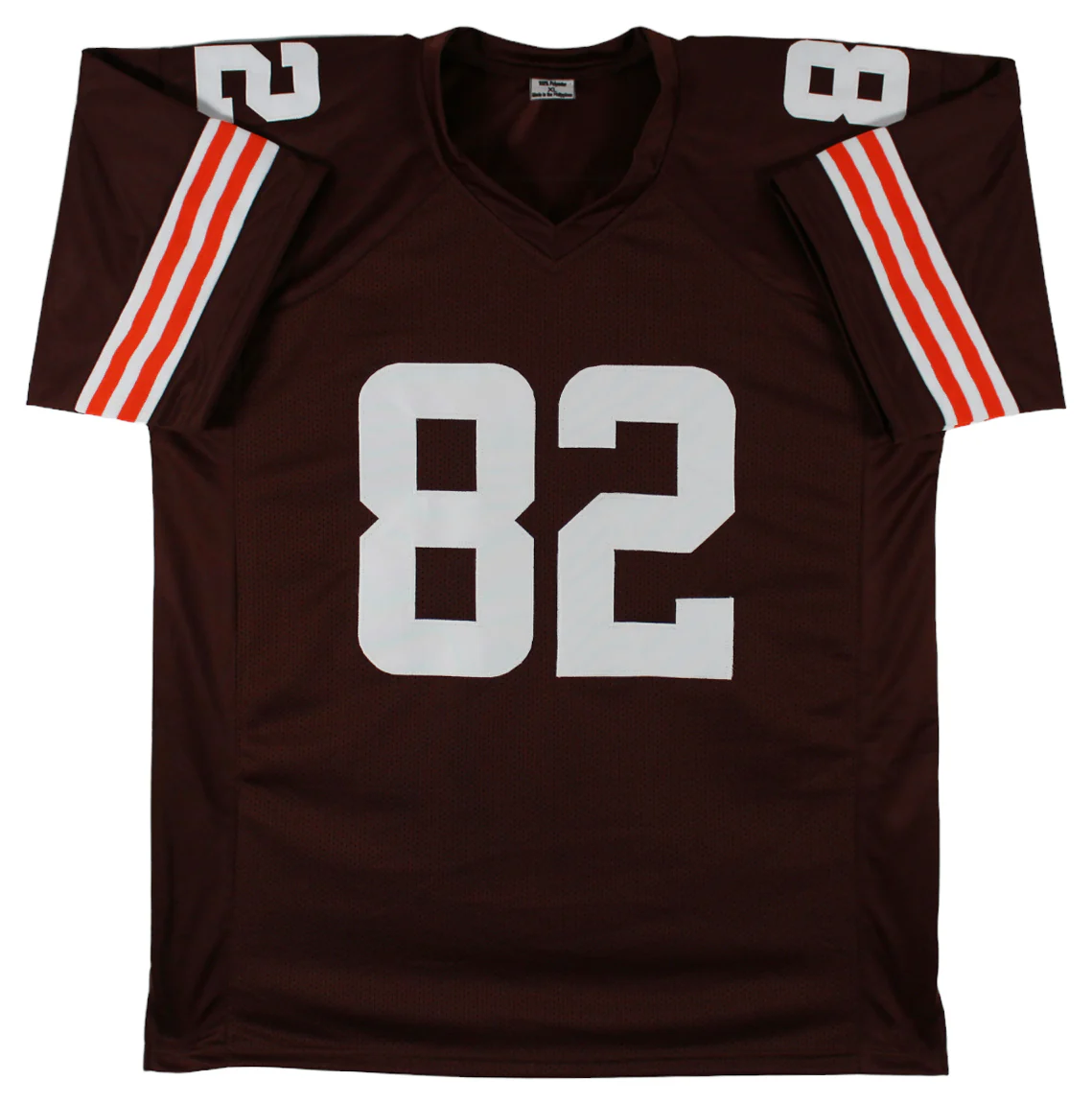 Ozzie Newsome "HOF 99" Authentic Signed Brown Pro Style Jersey JSA Witness - Image 4