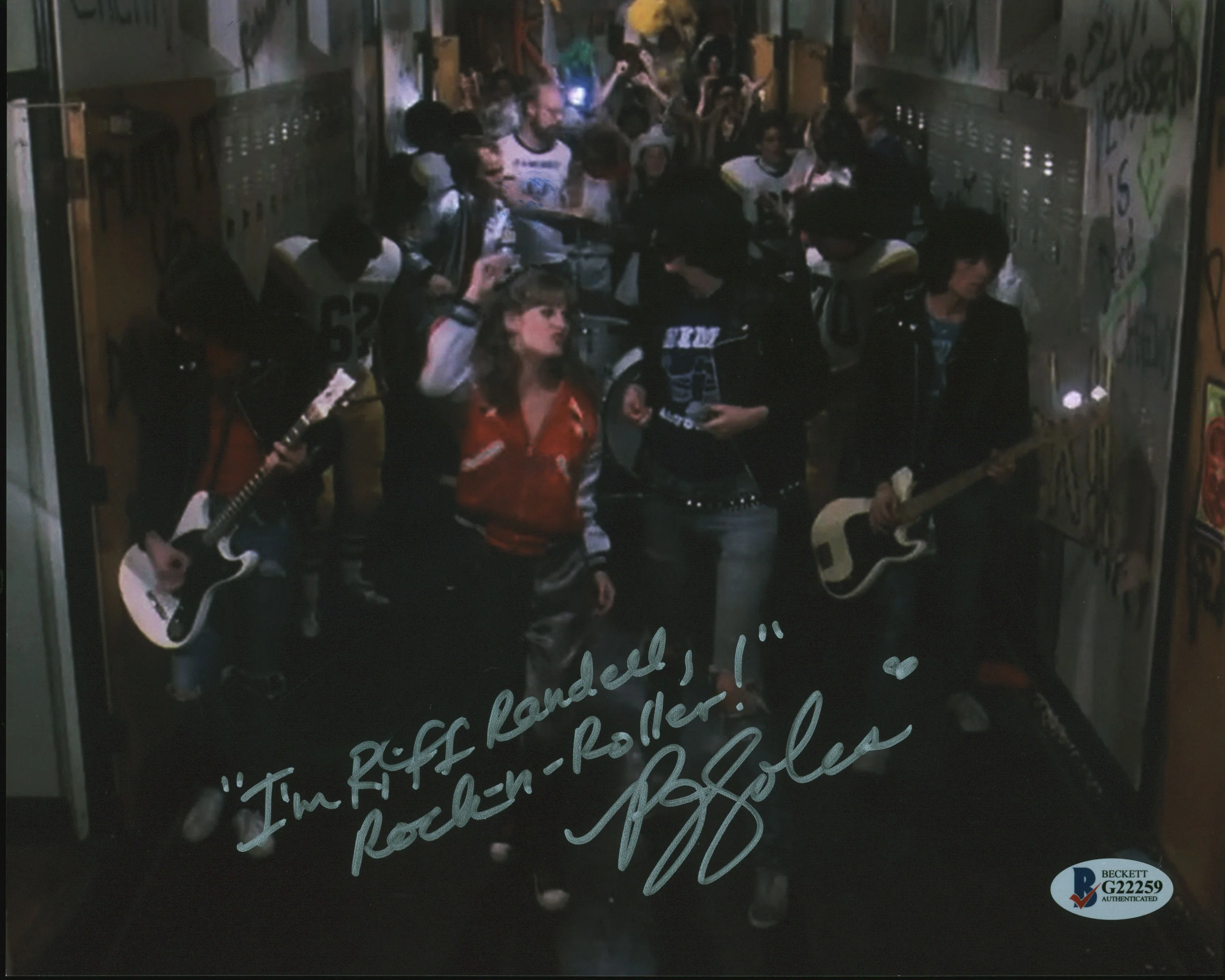 P.J. Soles "I'm Riff Randell Rock-n-Roller!" Signed 8x10 Photo BAS #G22259