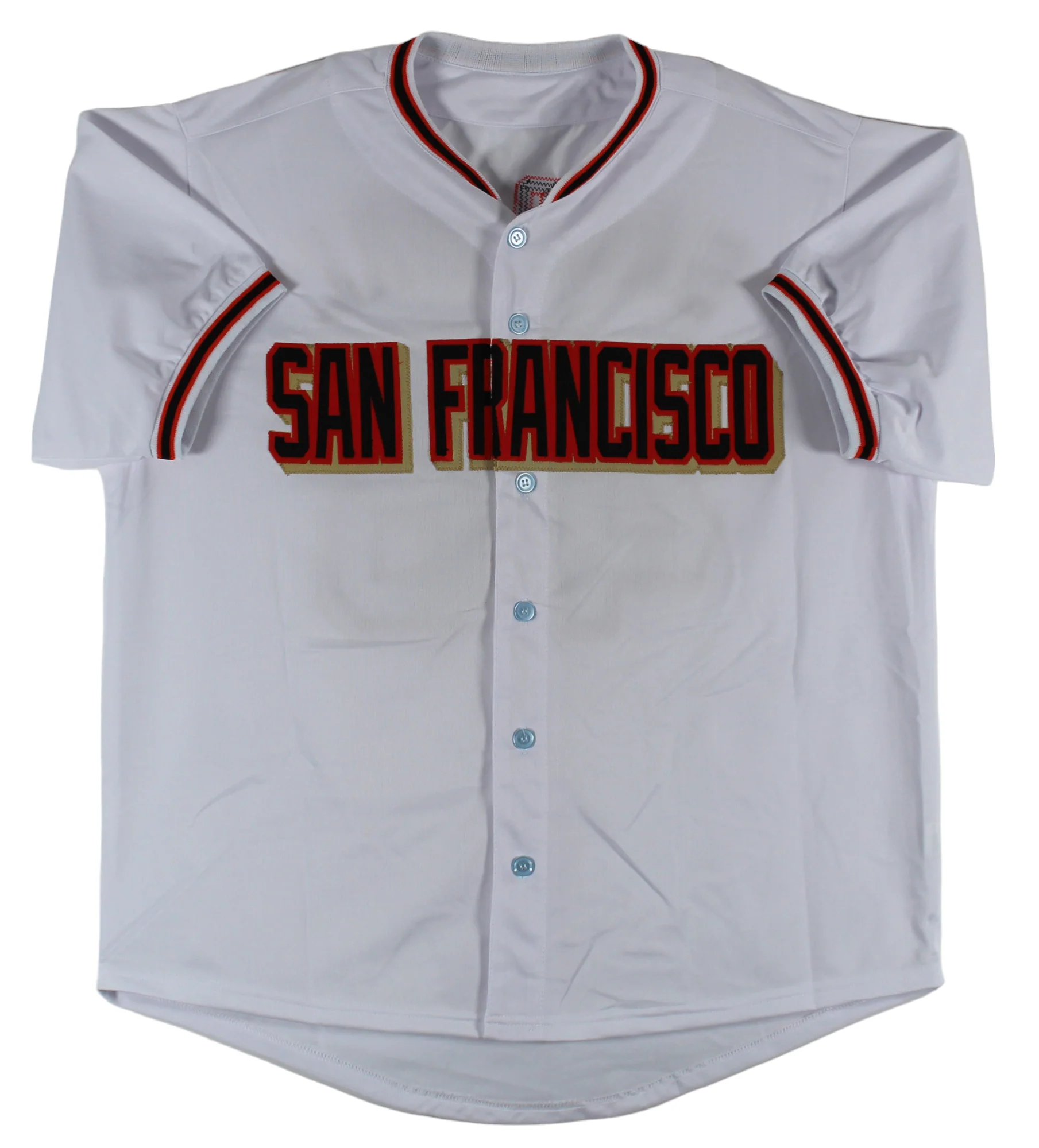 Pablo Sandoval Authentic Signed White Pro Style Jersey BAS Witnessed - Image 4