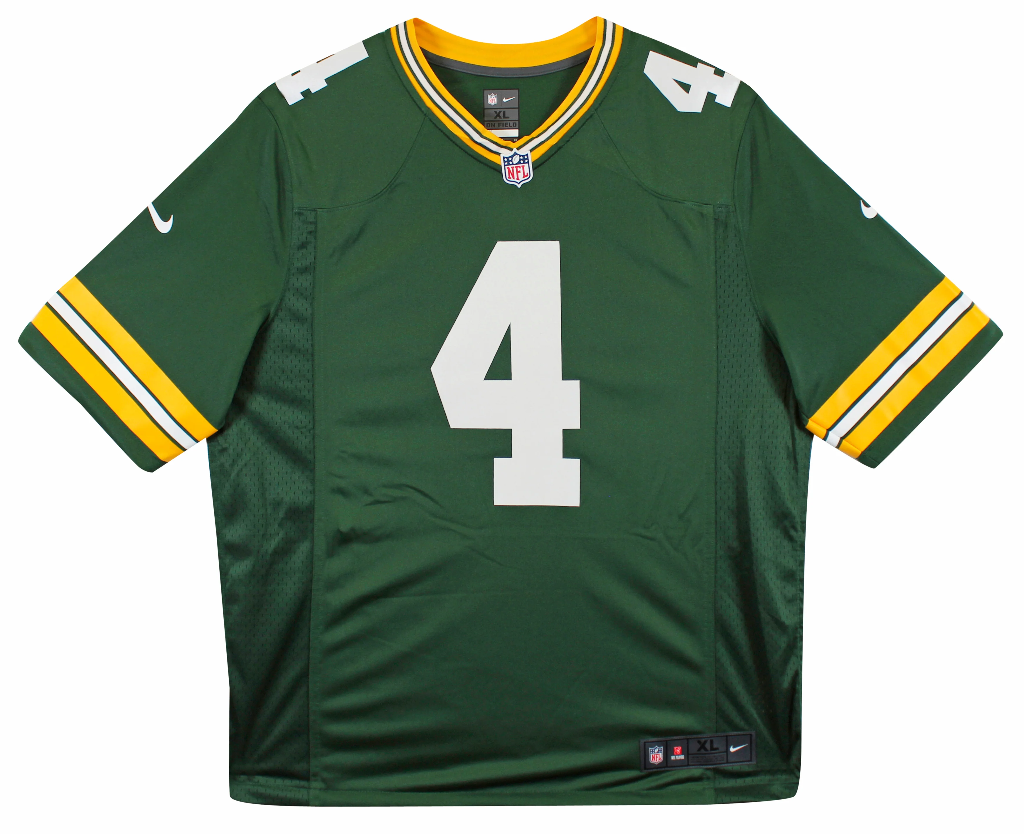 Packers Brett Favre Authentic Signed Green Nike Game Jersey BAS Witnessed - Image 5