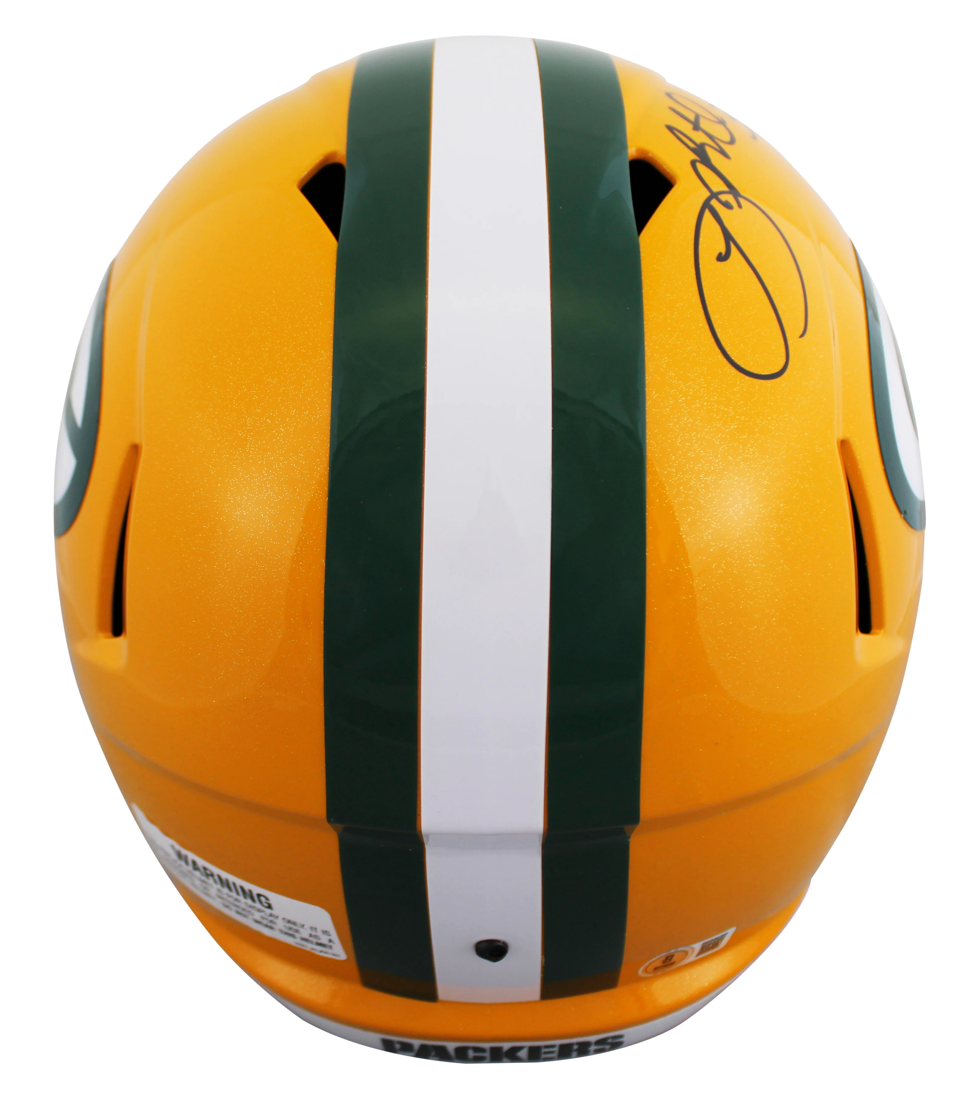 Packers LeRoy Butler Signed Full Size Speed Rep Helmet W/ Case BAS Witnessed - Image 4