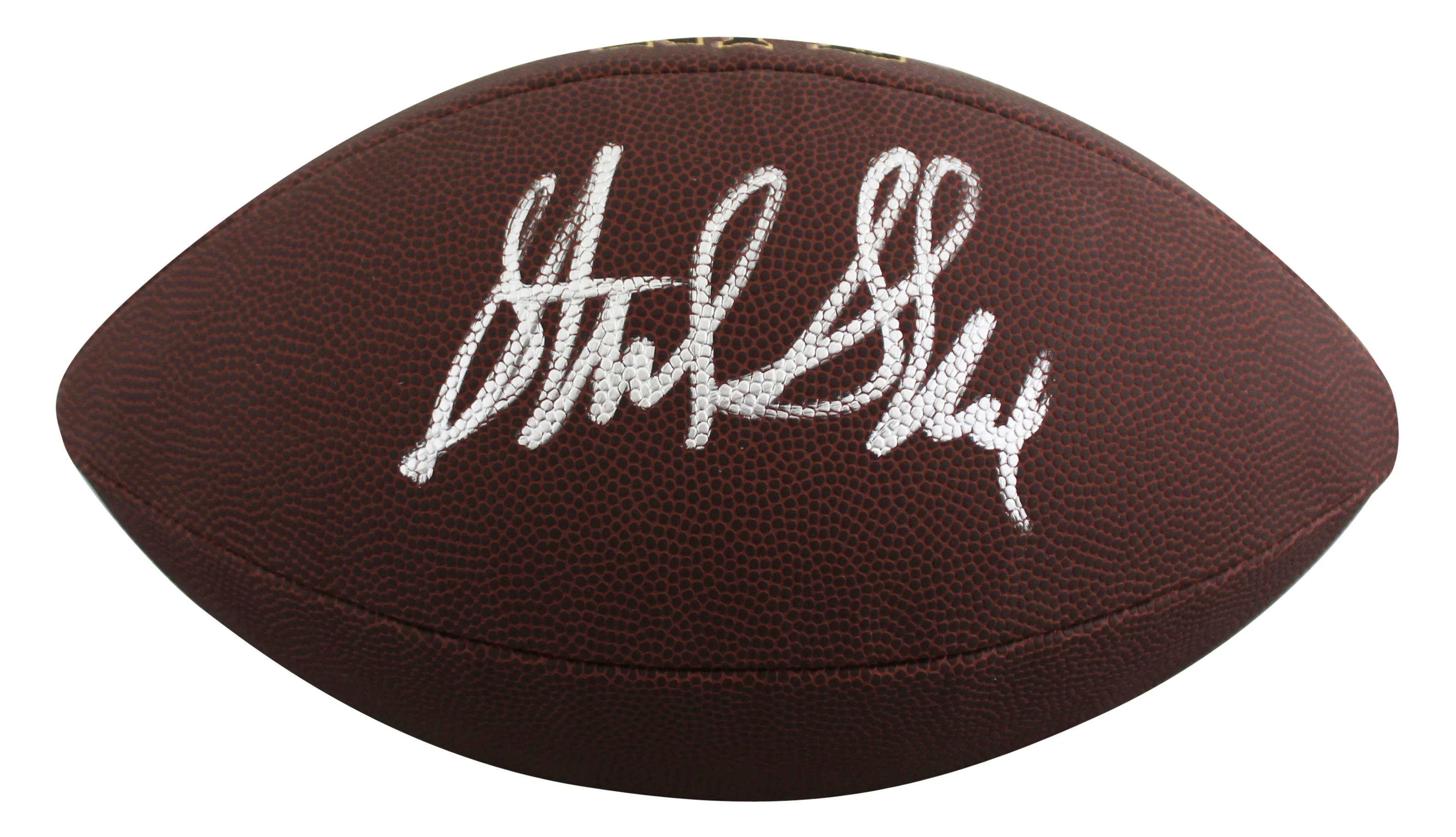 Packers Sterling Sharpe Authentic Signed Wilson Super Grip Football BAS Witness - Image 3
