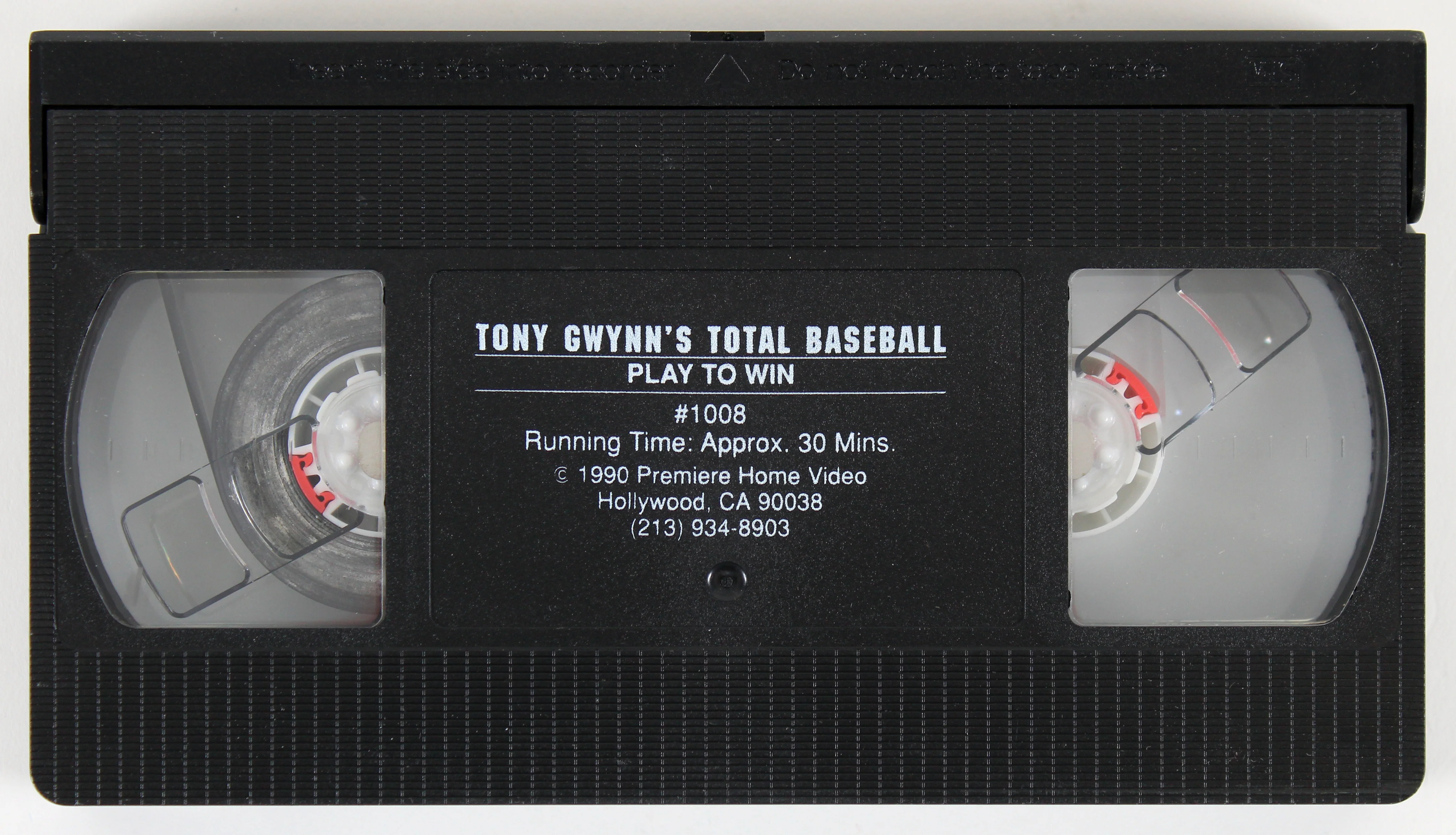Padres Tony Gwynn Signed Play To Win Total Baseball Volume 2 VHS Tape BAS - Image 5