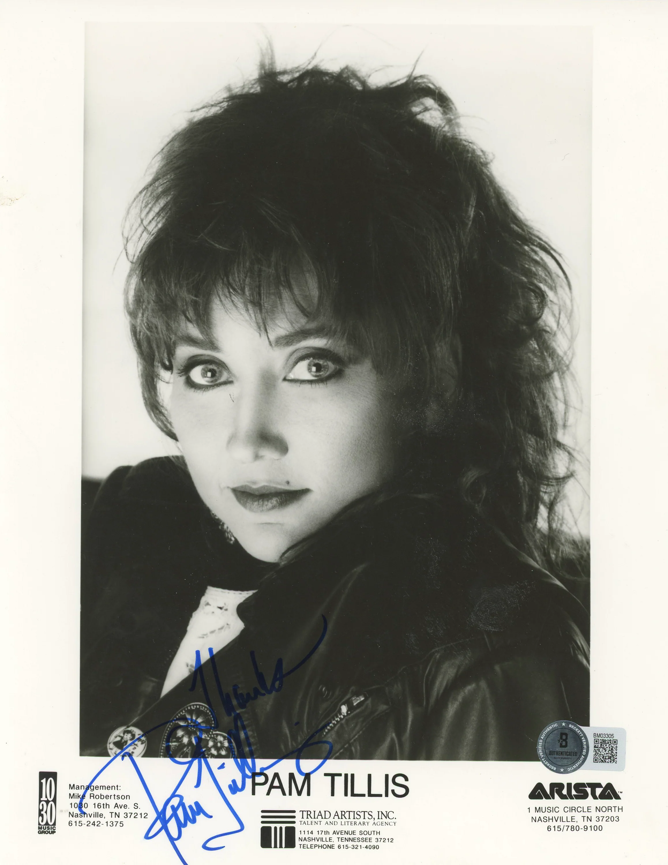 Pam Tillis Singer Authentic Signed 8x10 Photo Autographed BAS #BM03305 - Image 2