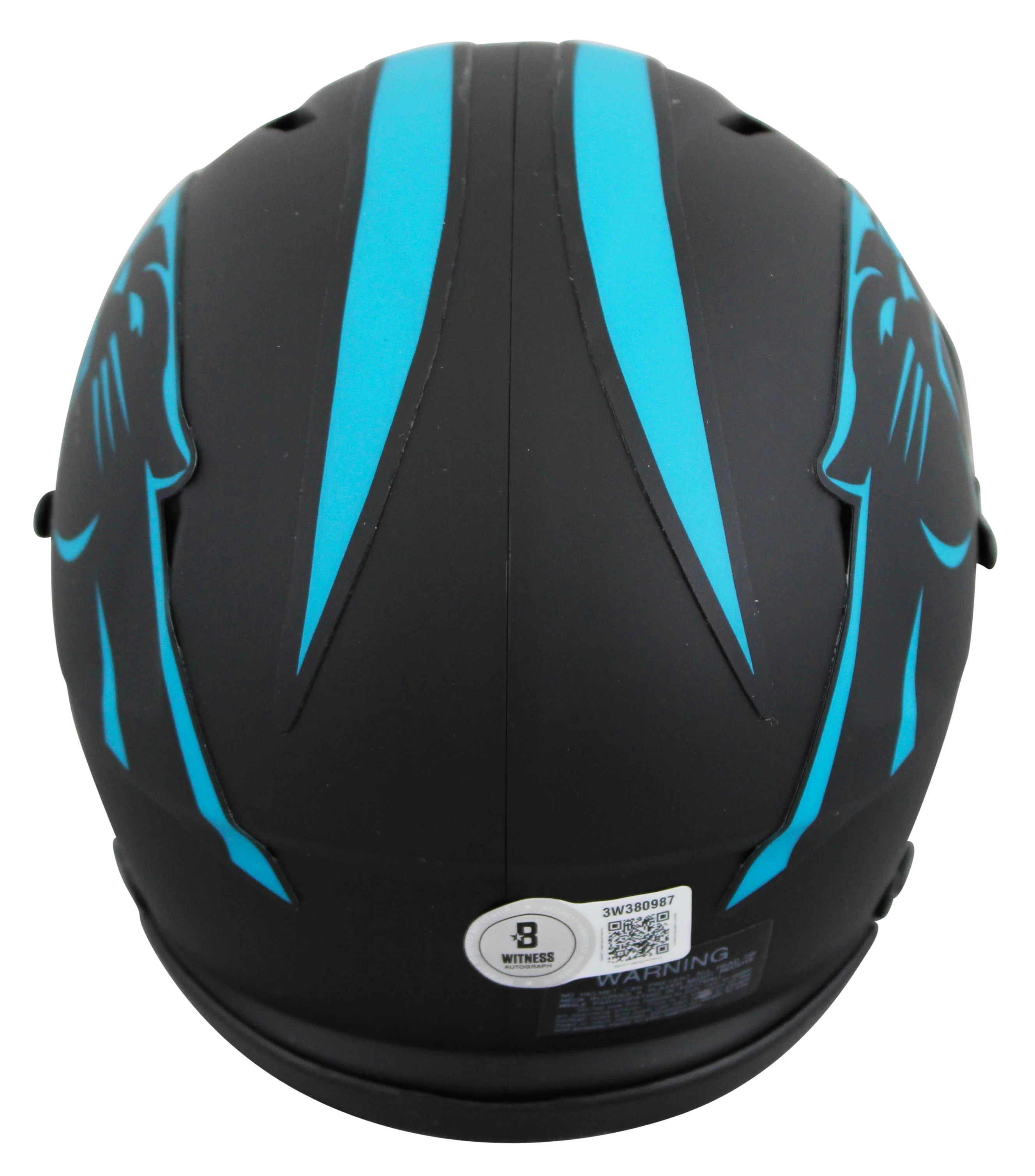 Panthers Julius Peppers Authentic Signed Eclipse Speed Mini Helmet BAS Witnessed - Image 3