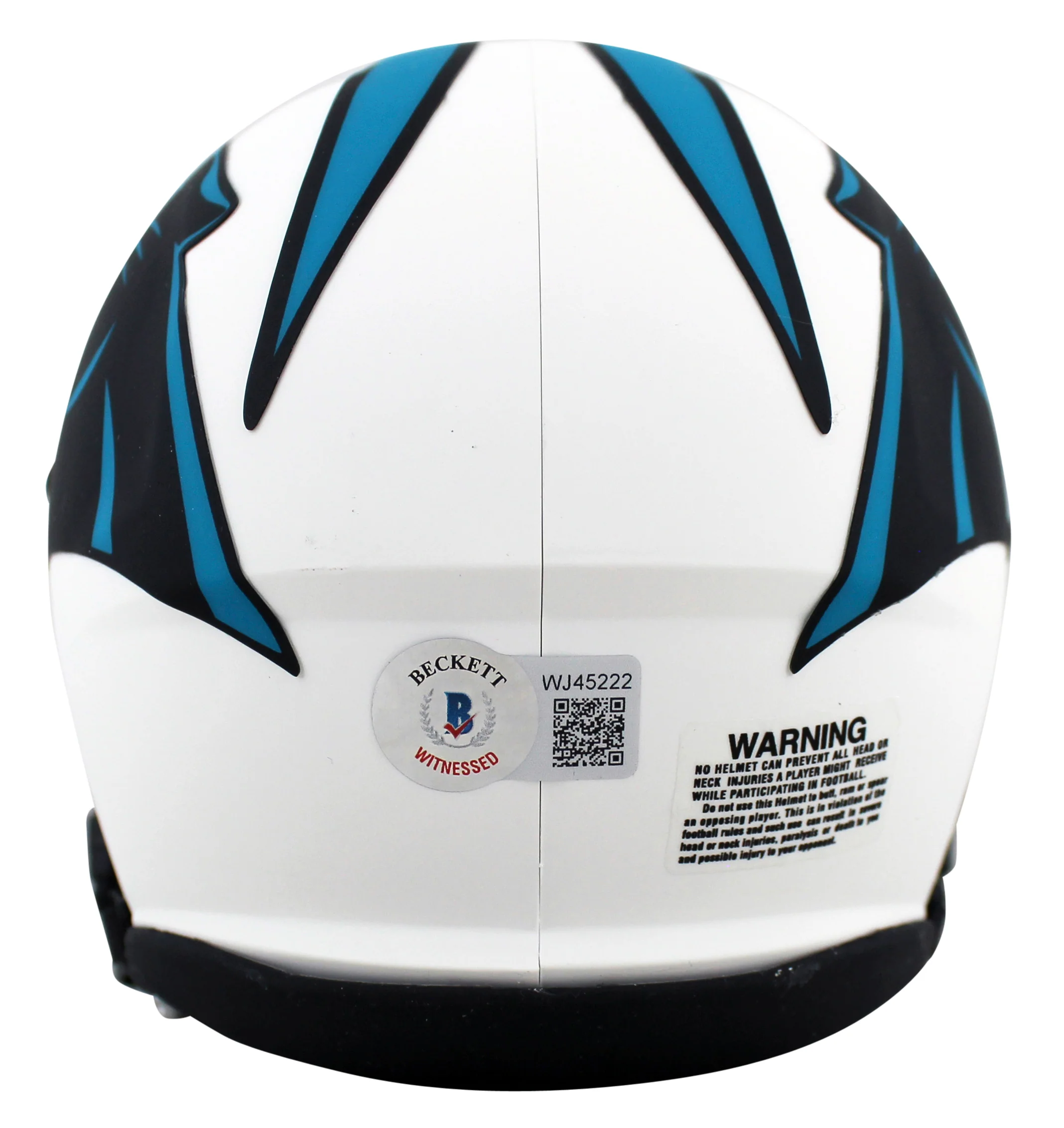 Panthers Luke Kuechly Authentic Signed Lunar Speed Mini Helmet BAS Witnessed - Image 3