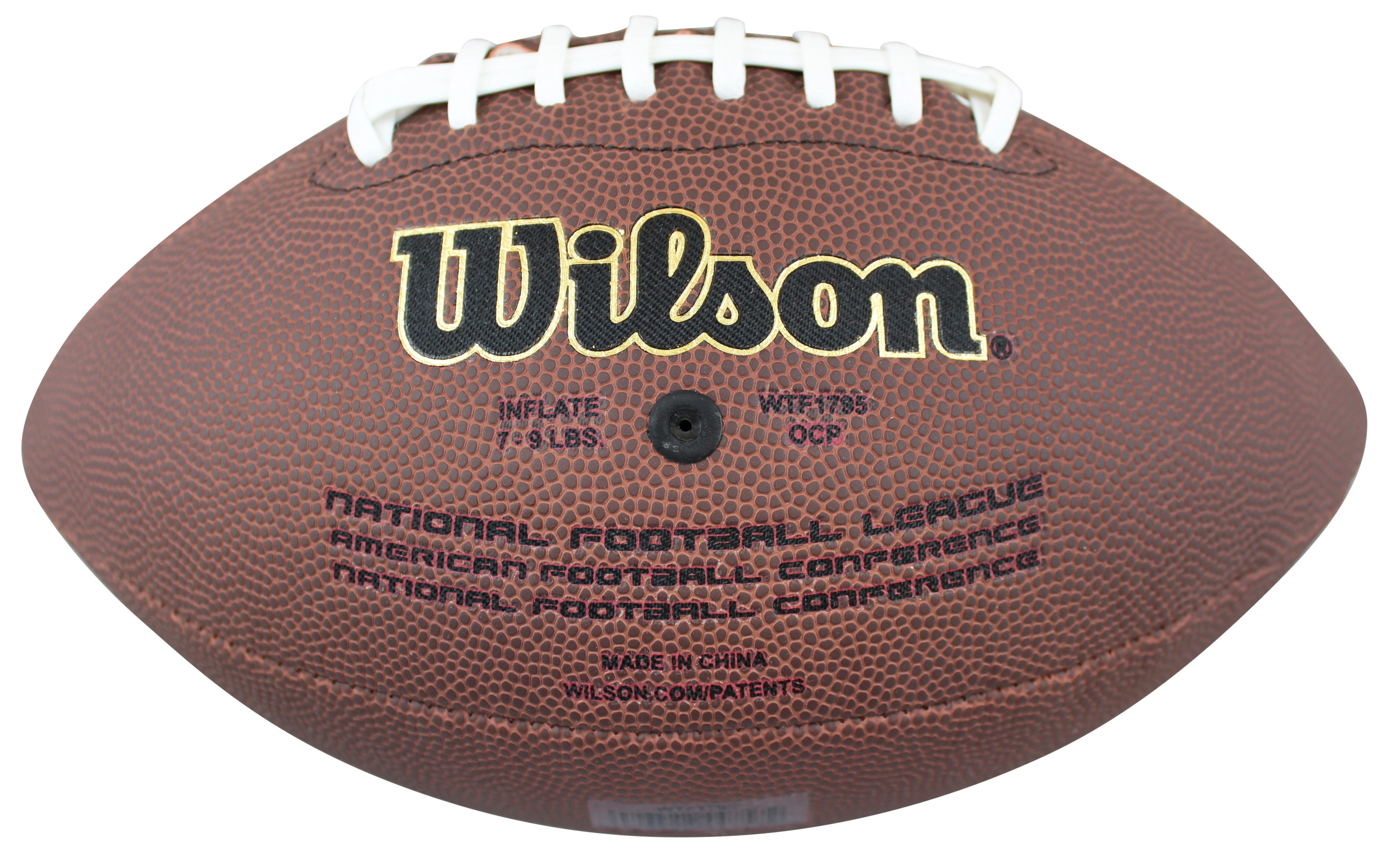 Panthers Miles Sanders Authentic Signed Wilson Super Grip Nfl Football BAS Witness - Image 4