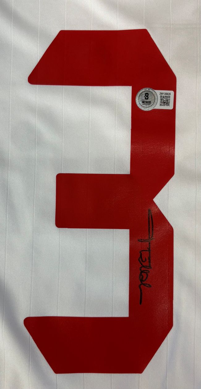 Paolo Maldini Signed AC Milan 2007 Champions League Adidas Soccer Jersey BAS - Image 2