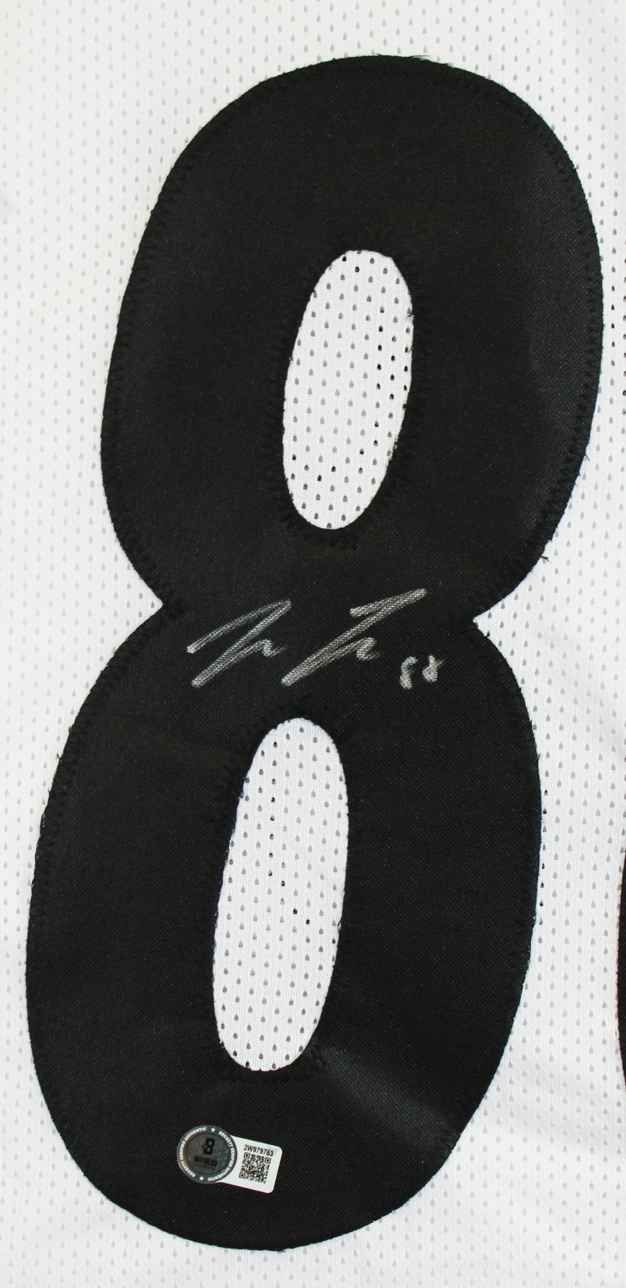 Pat Freiermuth Authentic Signed White Pro Style Framed Jersey BAS Witnessed - Image 3