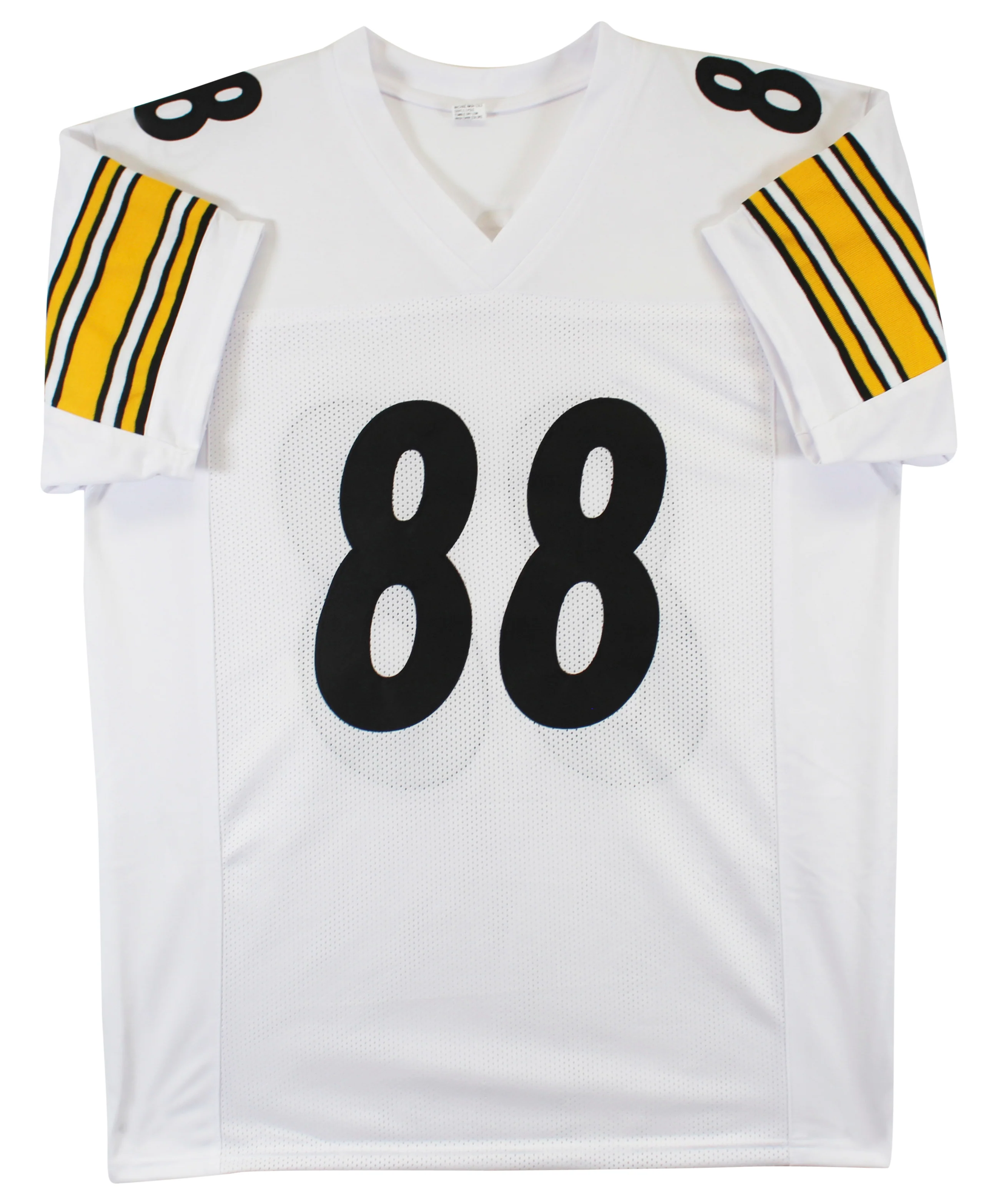 Pat Freiermuth Authentic Signed White Pro Style Jersey Autographed BAS Witnessed - Image 4
