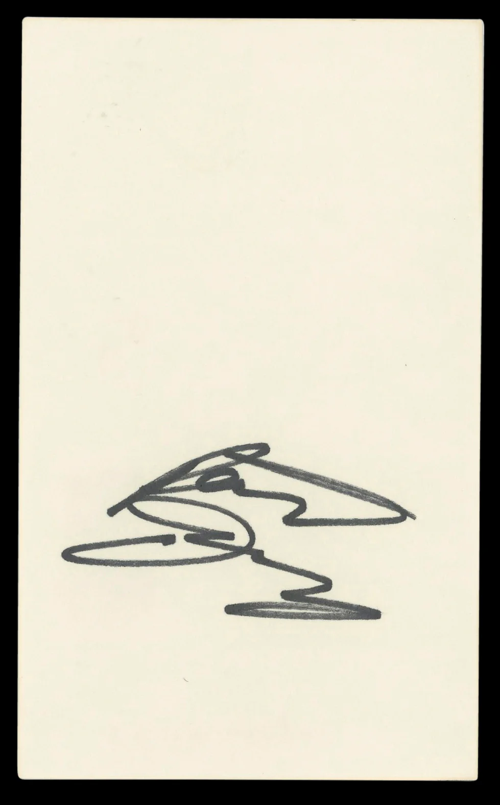 Patrick Dempsey Grey's Anatomy Authentic Signed 3x5 Index Card BAS #BL98504 - Image 2