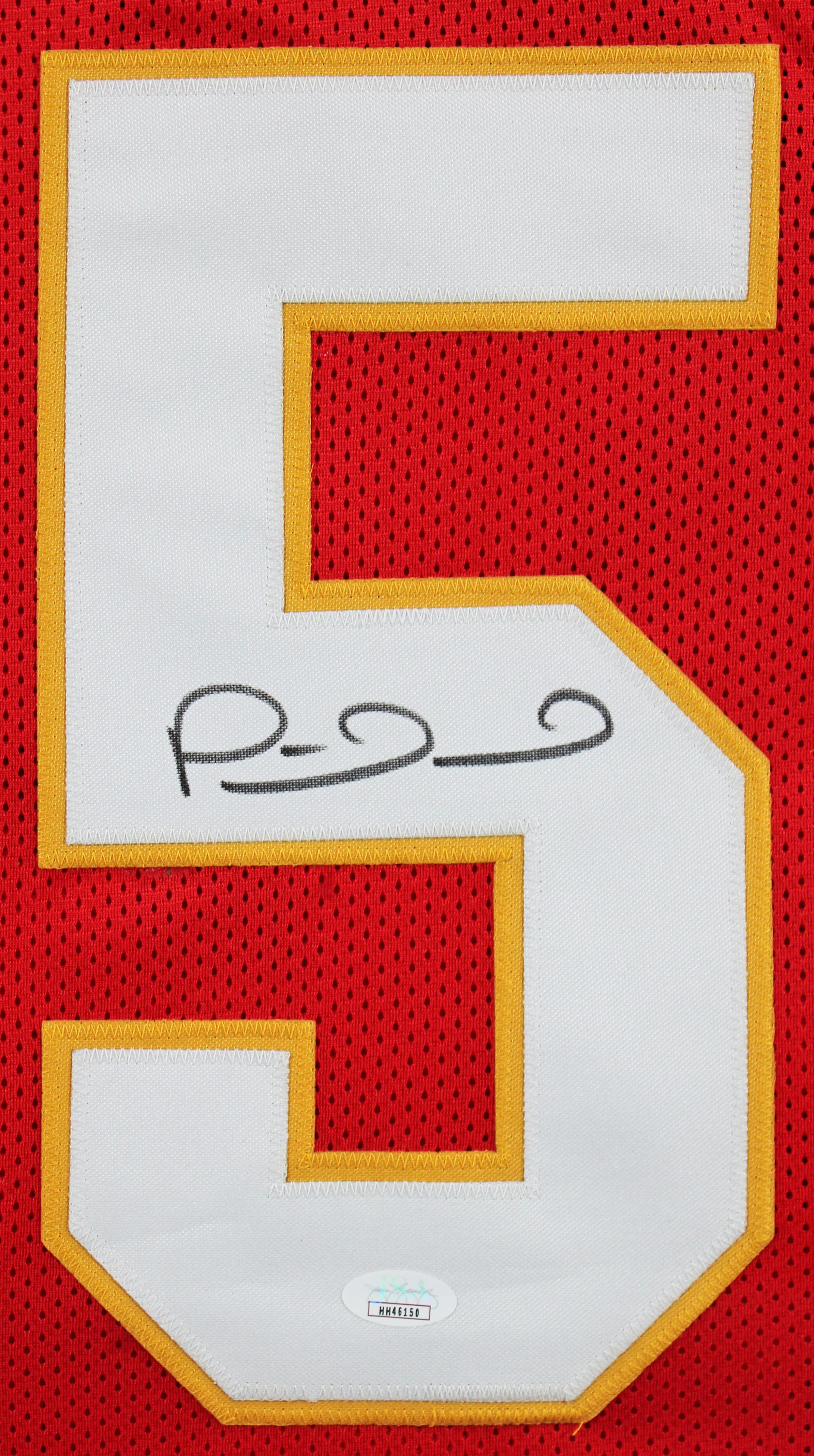 Patrick Mahomes Authentic Signed Red Pro Style Framed Jersey Autographed JSA - Image 3