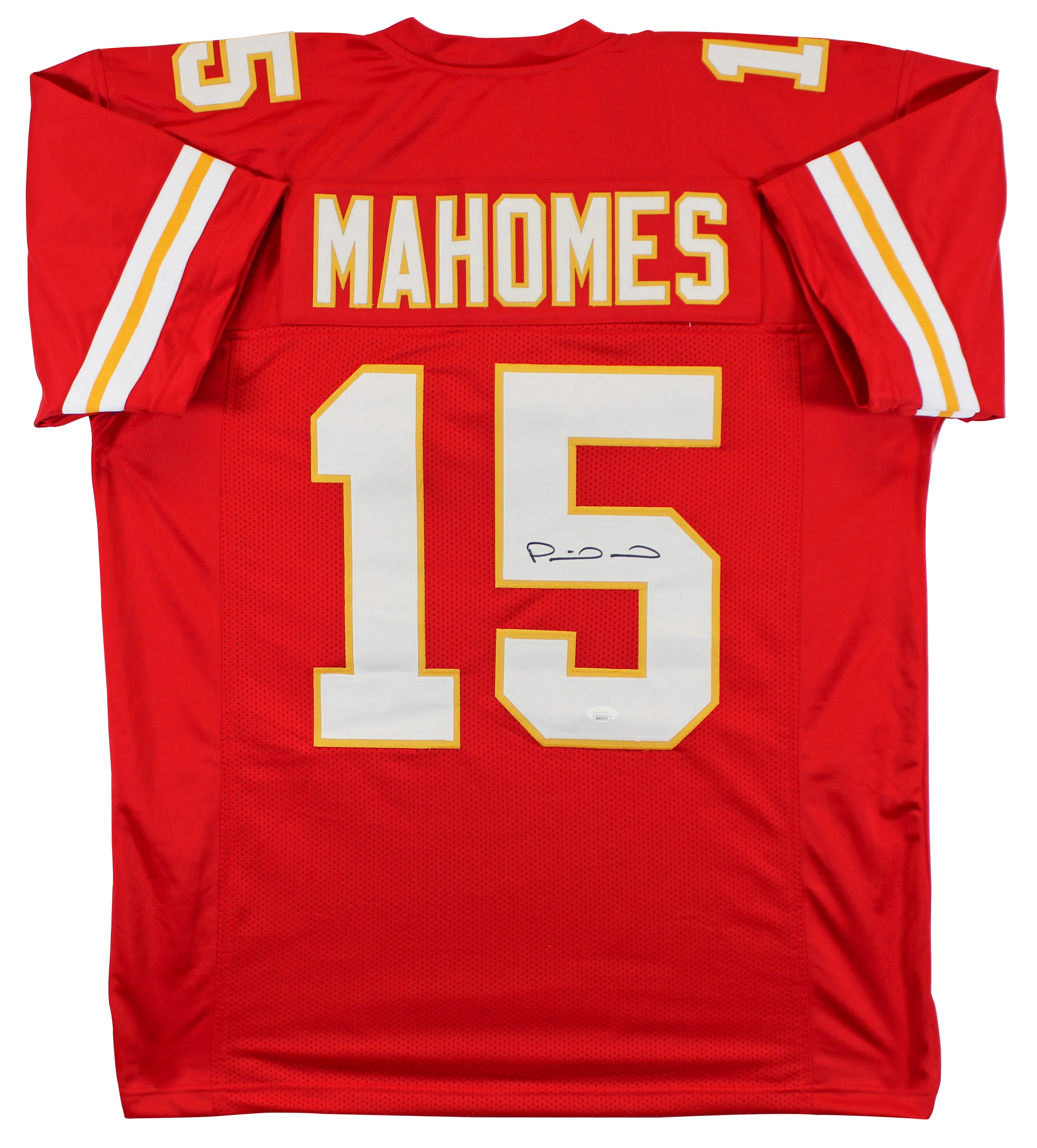 Patrick Mahomes Authentic Signed Red Pro Style Jersey Autographed JSA - Image 2