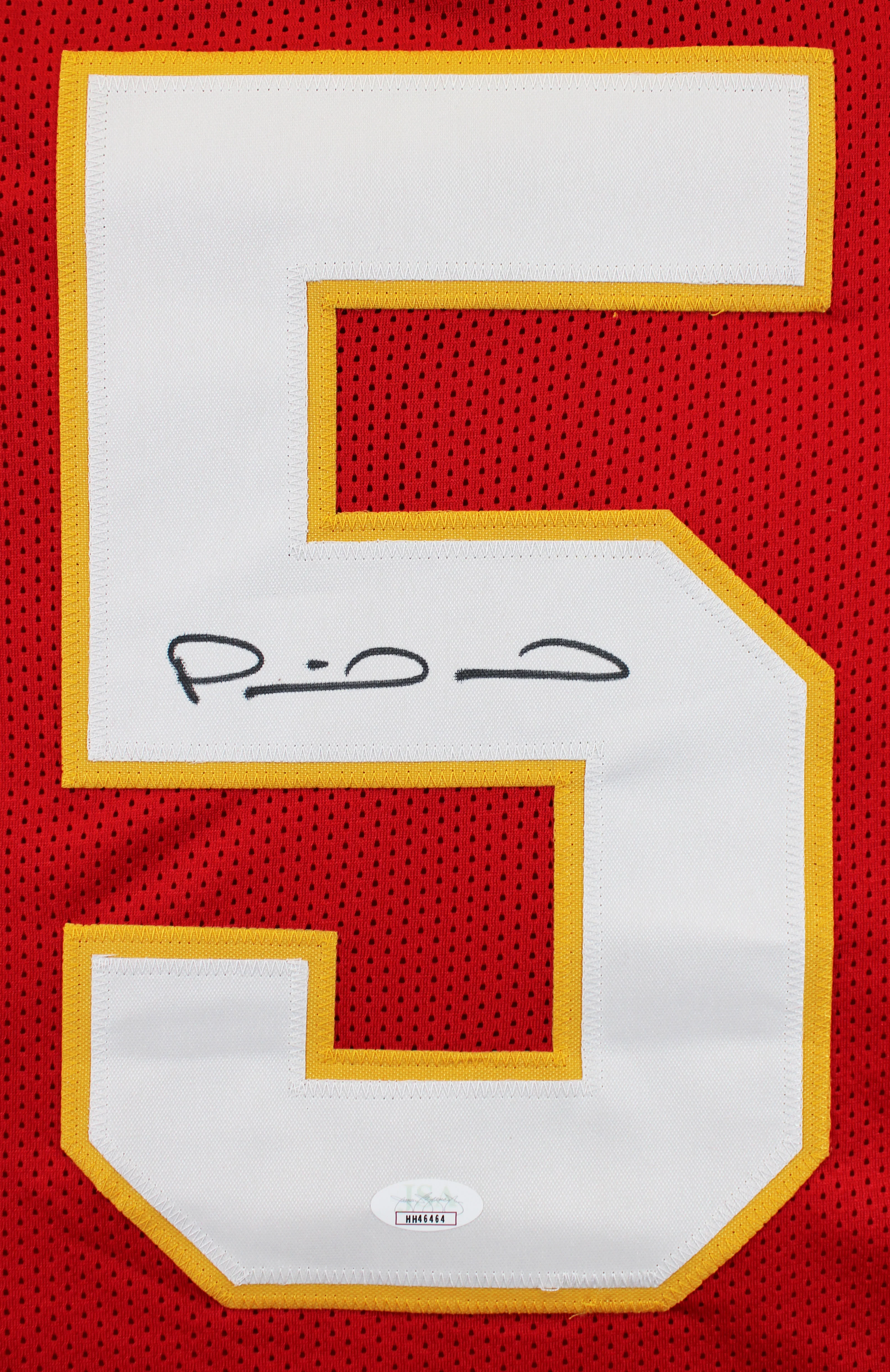 Patrick Mahomes Authentic Signed Red Pro Style Jersey Autographed JSA - Image 3